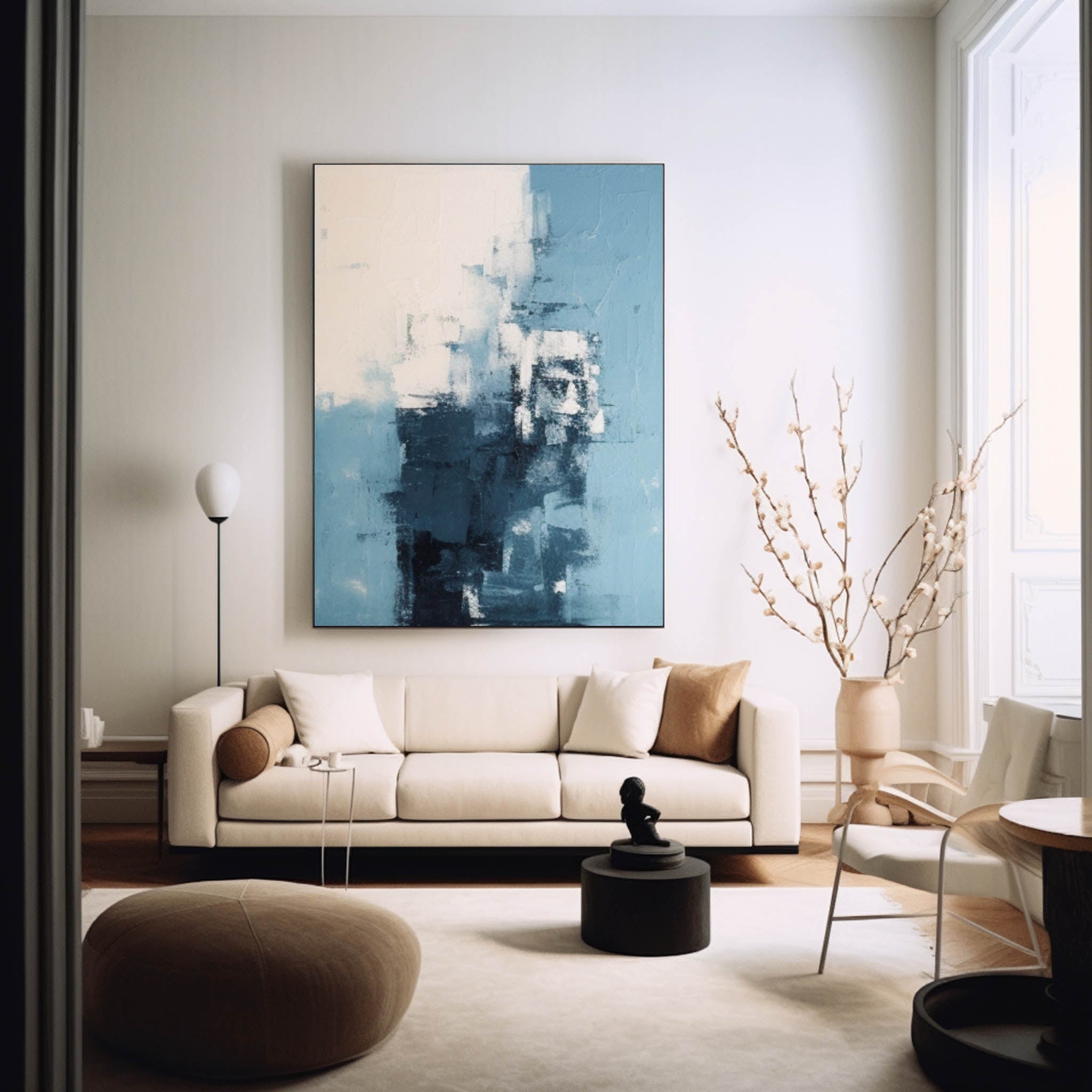 Wall Art Minimalist Block Abstract