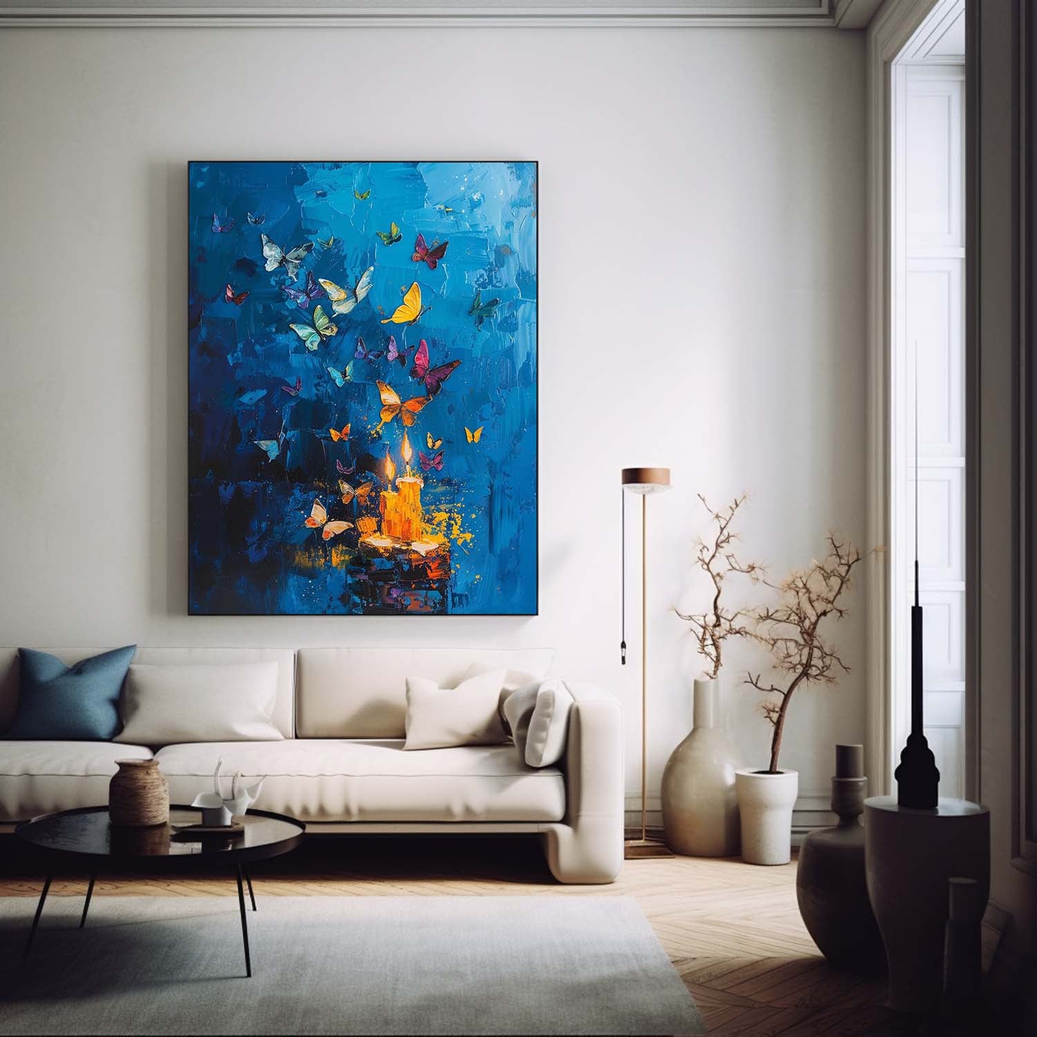 Wall Art Abstract Warm Magical Artistic