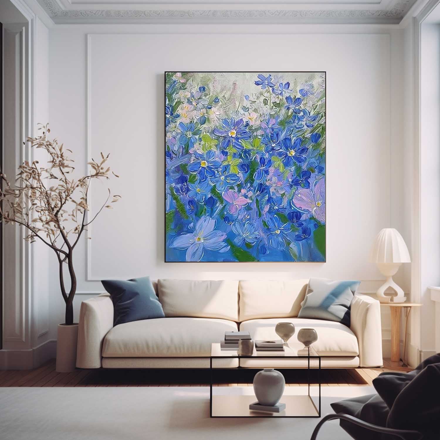Wall Art Contemporary Flower Understated Elegant