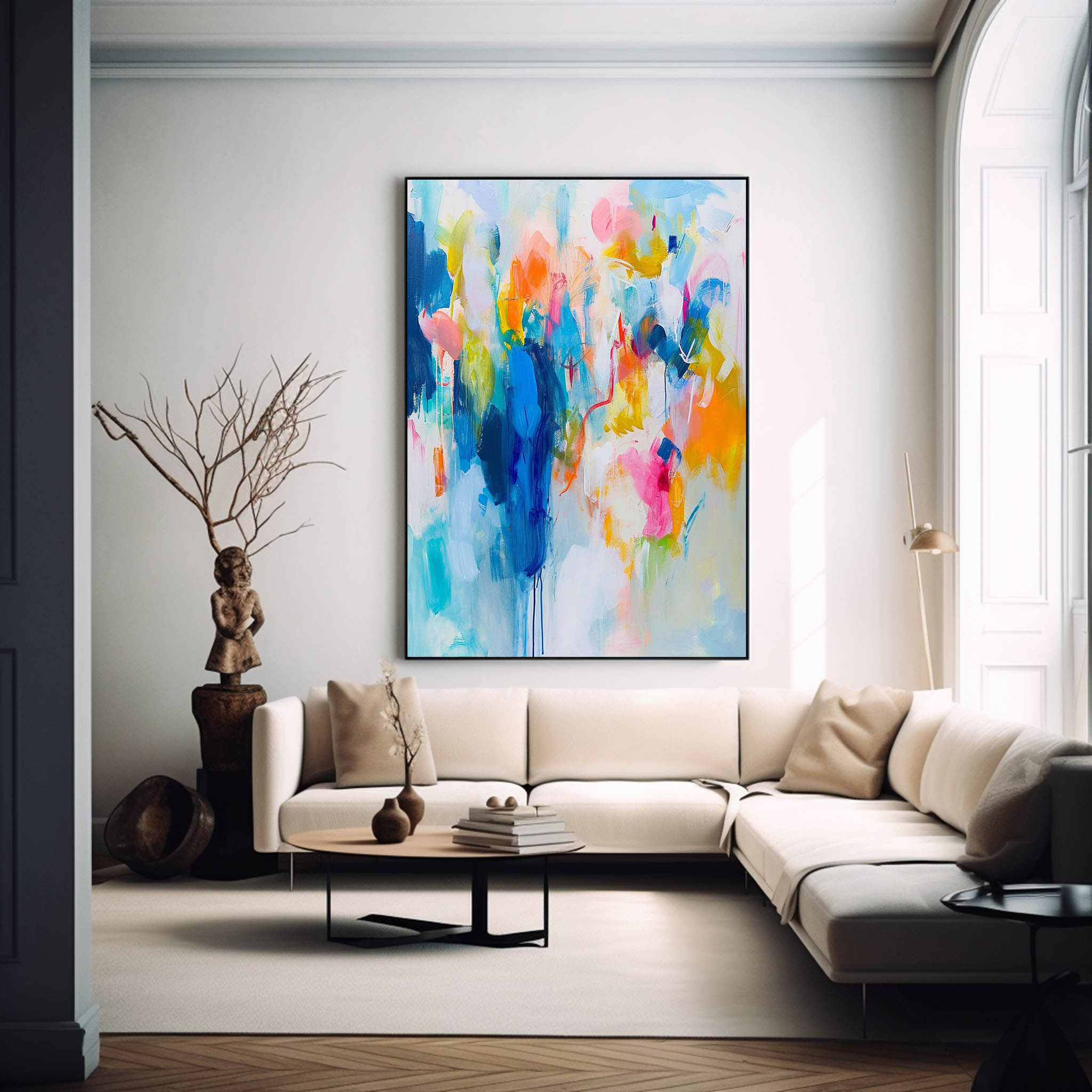 Wall Art Fresh Abstract Watercolor Wash