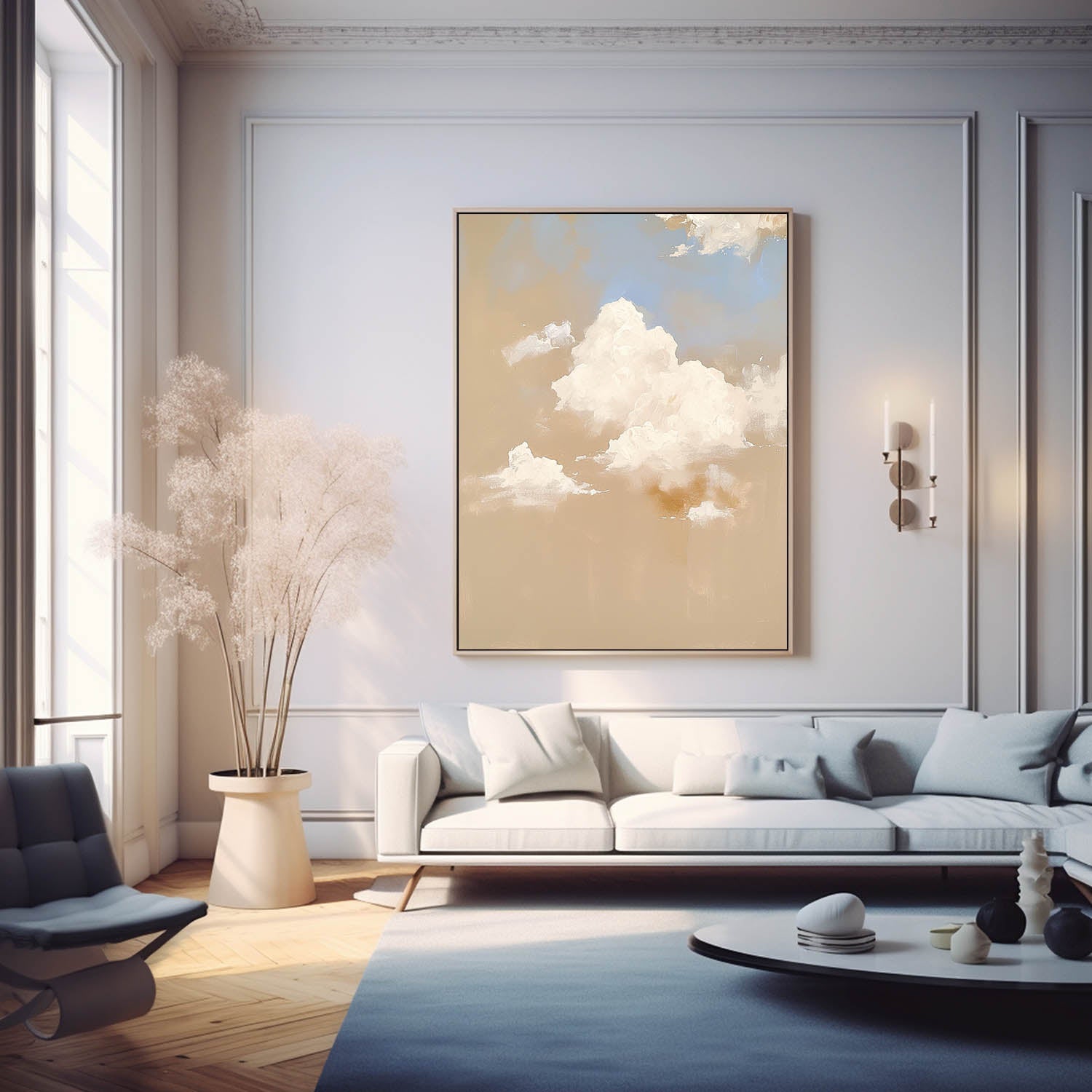 Wall Art Landscape Warm Fluffy Cloud
