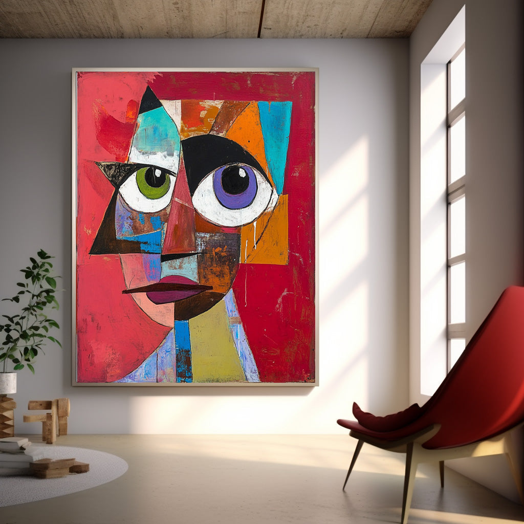 Wall Art People Scandinavian Picasso Inspired Cubism