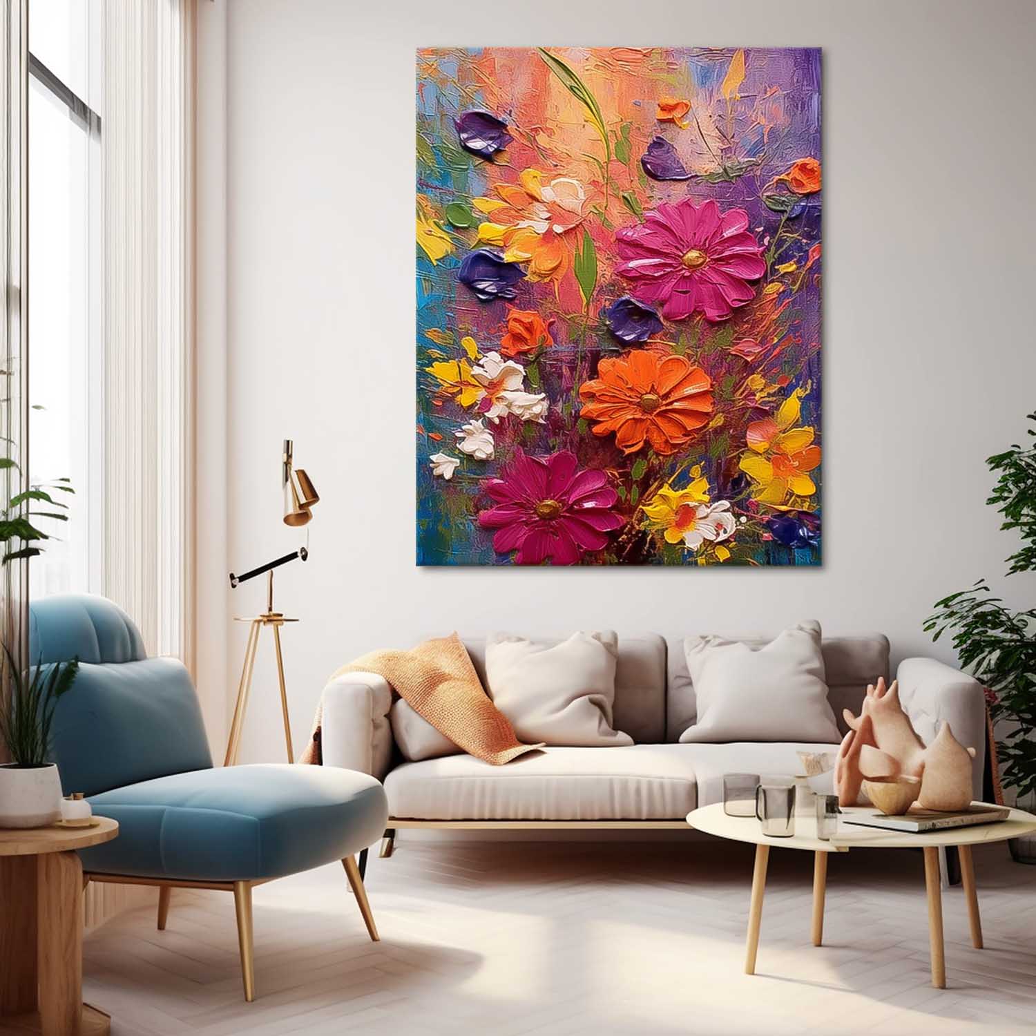 Flower Canvas Art FL158 - Neutralighting