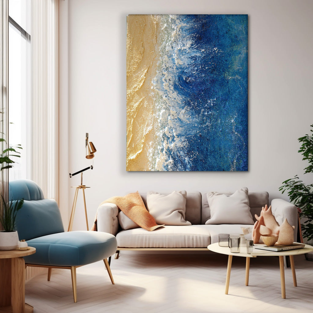 Wall Art Aerial Ocean Shoreline Seascape