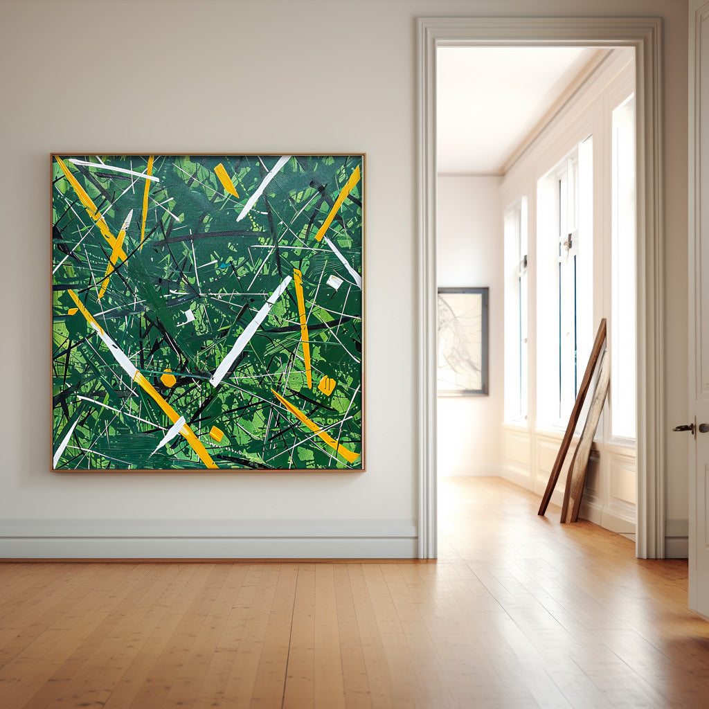 Wall Art Vibrant Abstract Expressionist Painterly
