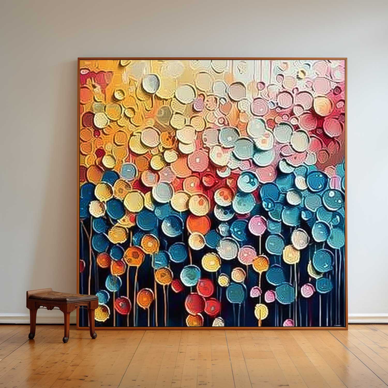 Wall Art Lively Abstract Cheerful Painterly
