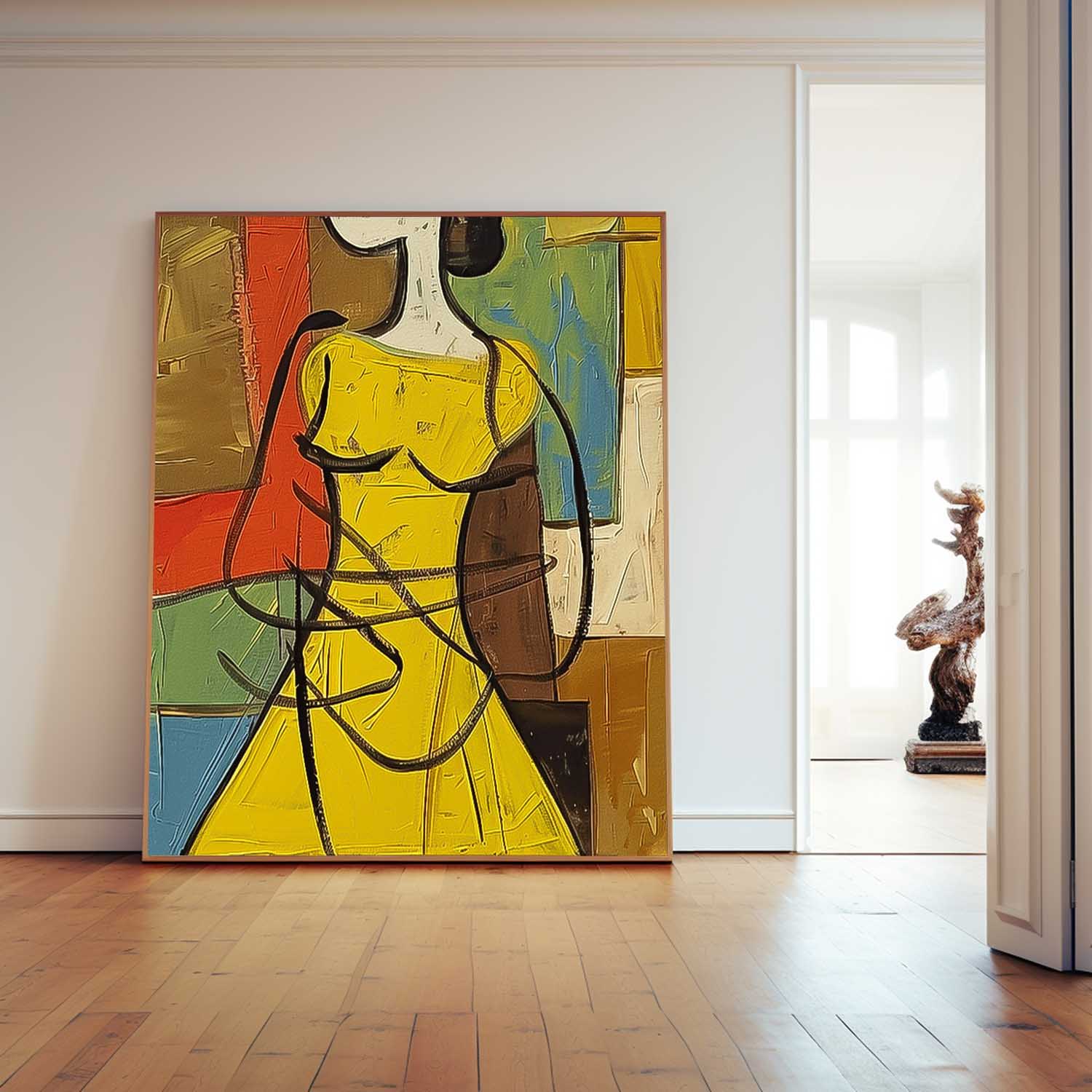 Wall Art Cheerful Lively People Painterly