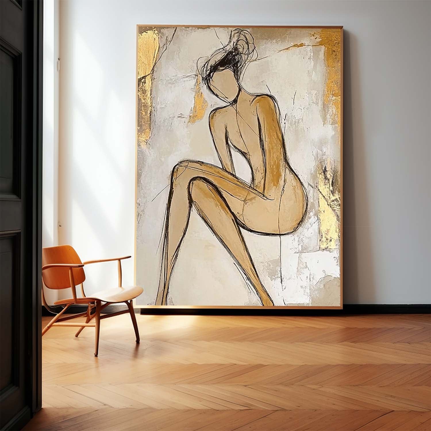 Wall Art People Wabi-Sabi Low-Saturation