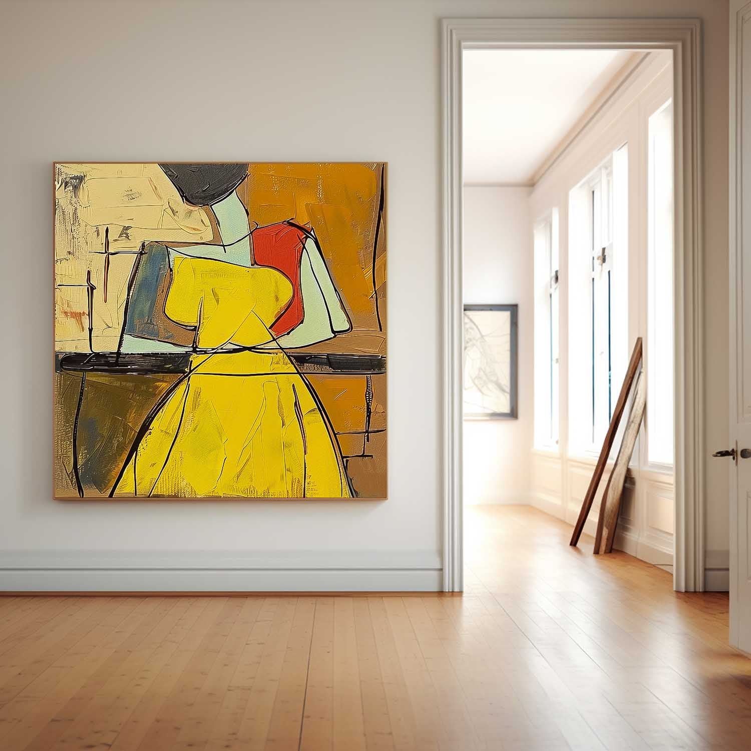 Wall Art People Cheerful Lively Expressionist