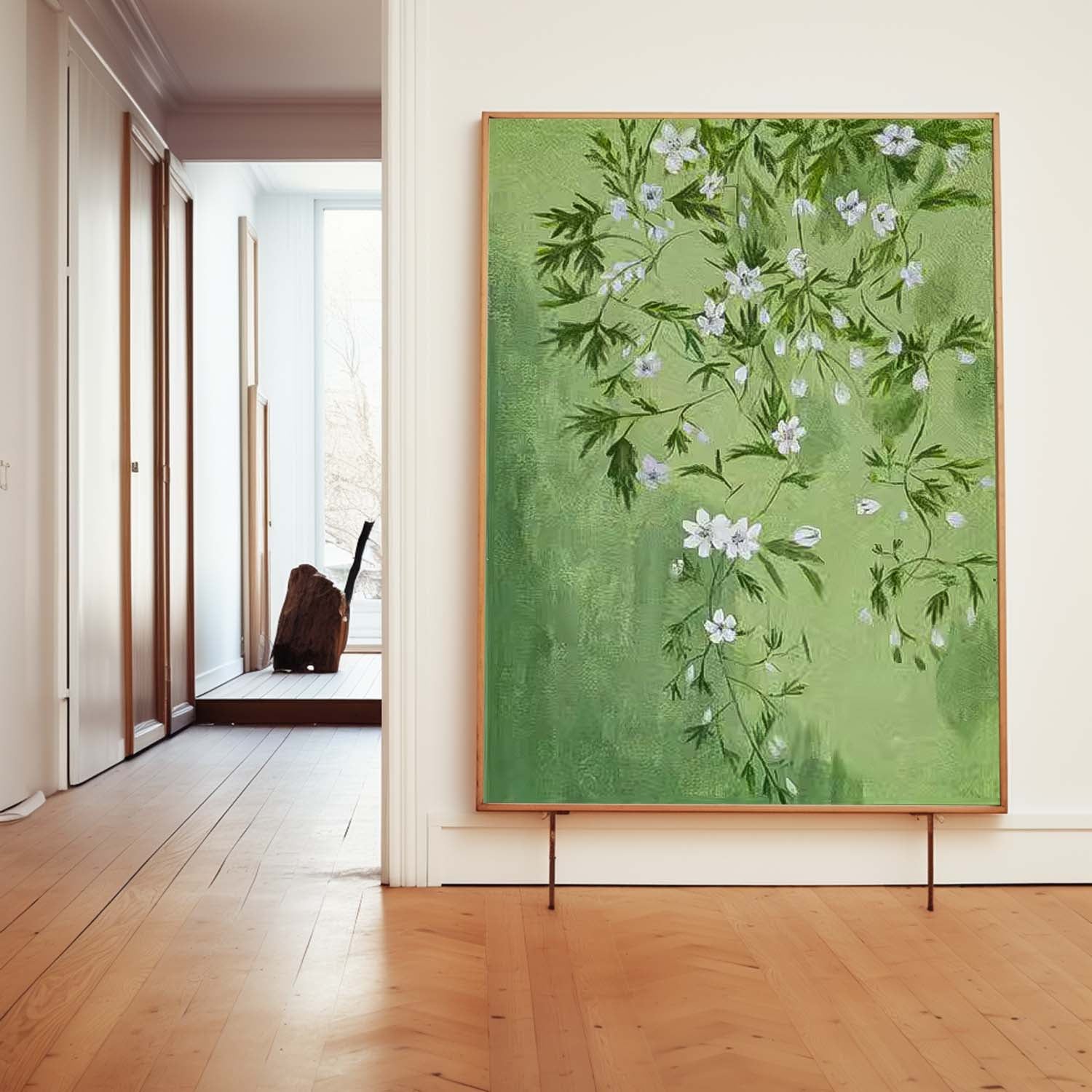 Wall Art Botanical Flower Contemporary Calm