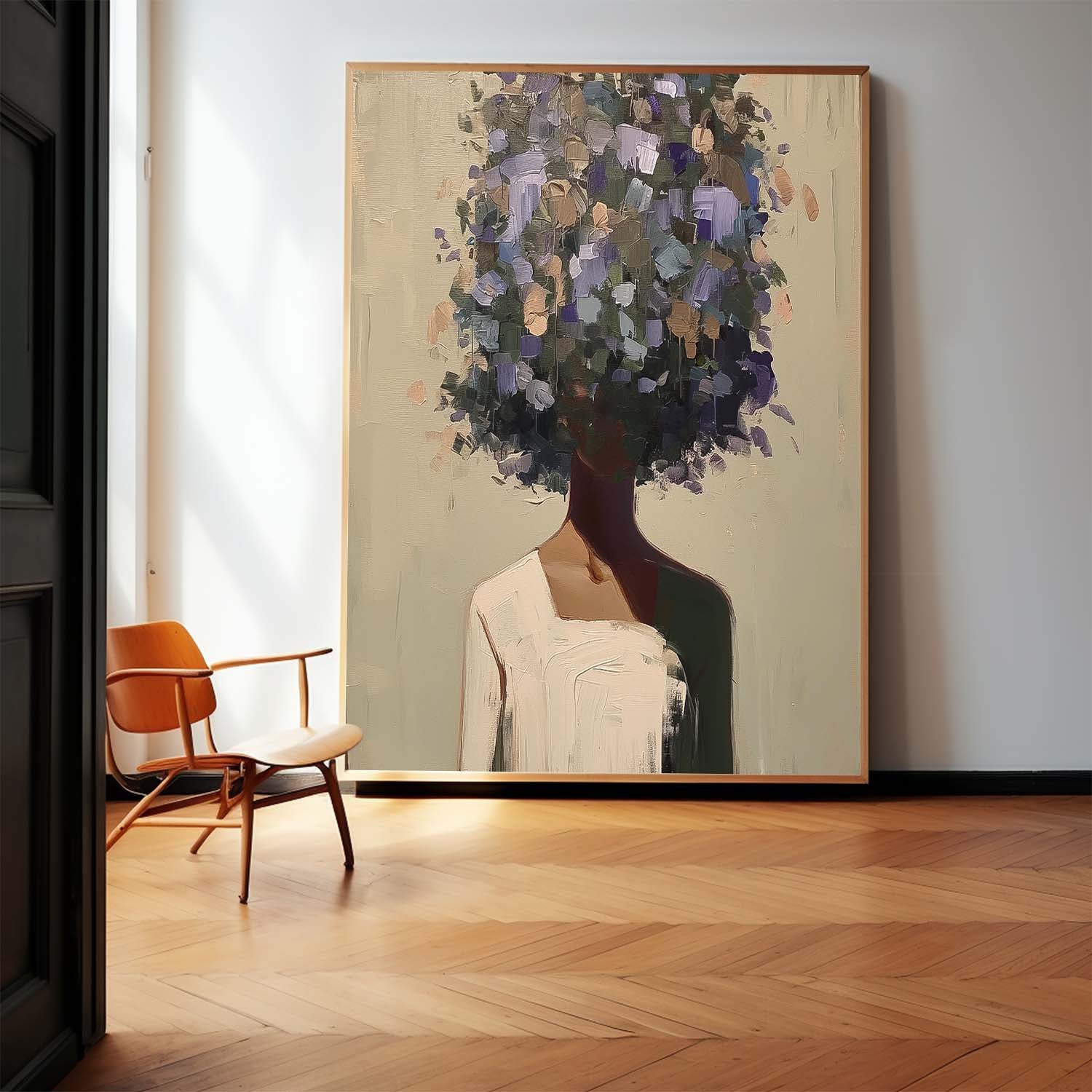 Wall Art Floral People Nature Atmosphere Serene