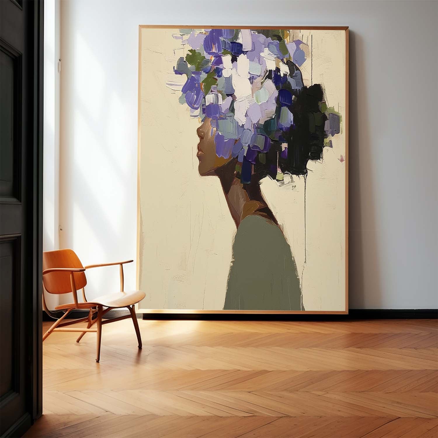 Wall Art Floral People Elegant Painterly Ethereal