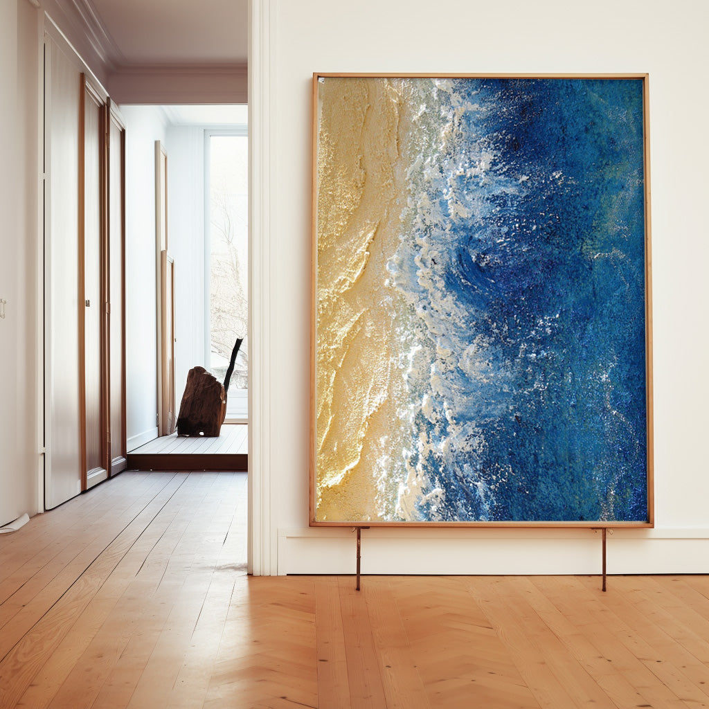 Wall Art Aerial Ocean Shoreline Seascape