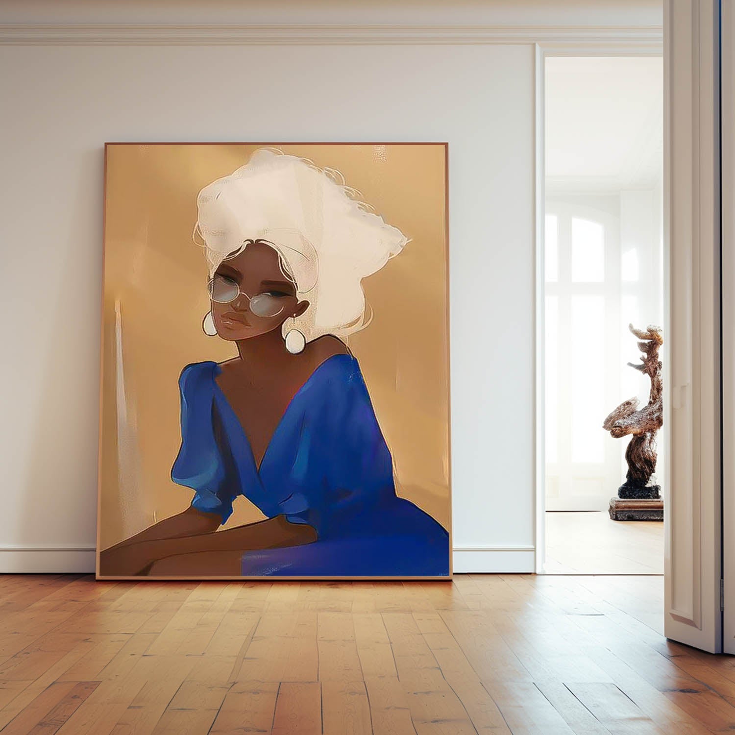 Wall Art People Minimalist Abstract Contemporary