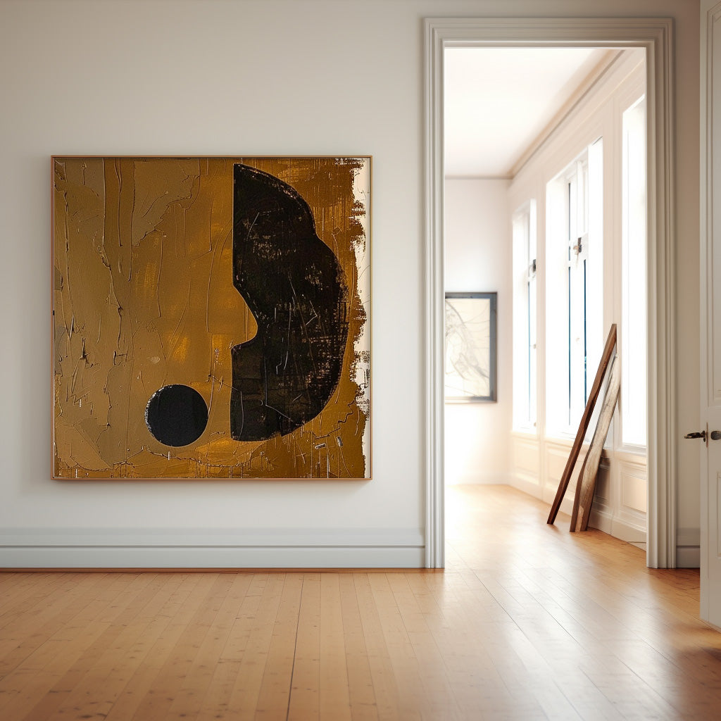 Wall Art Minimalist Geometric Warm Neutral Modern