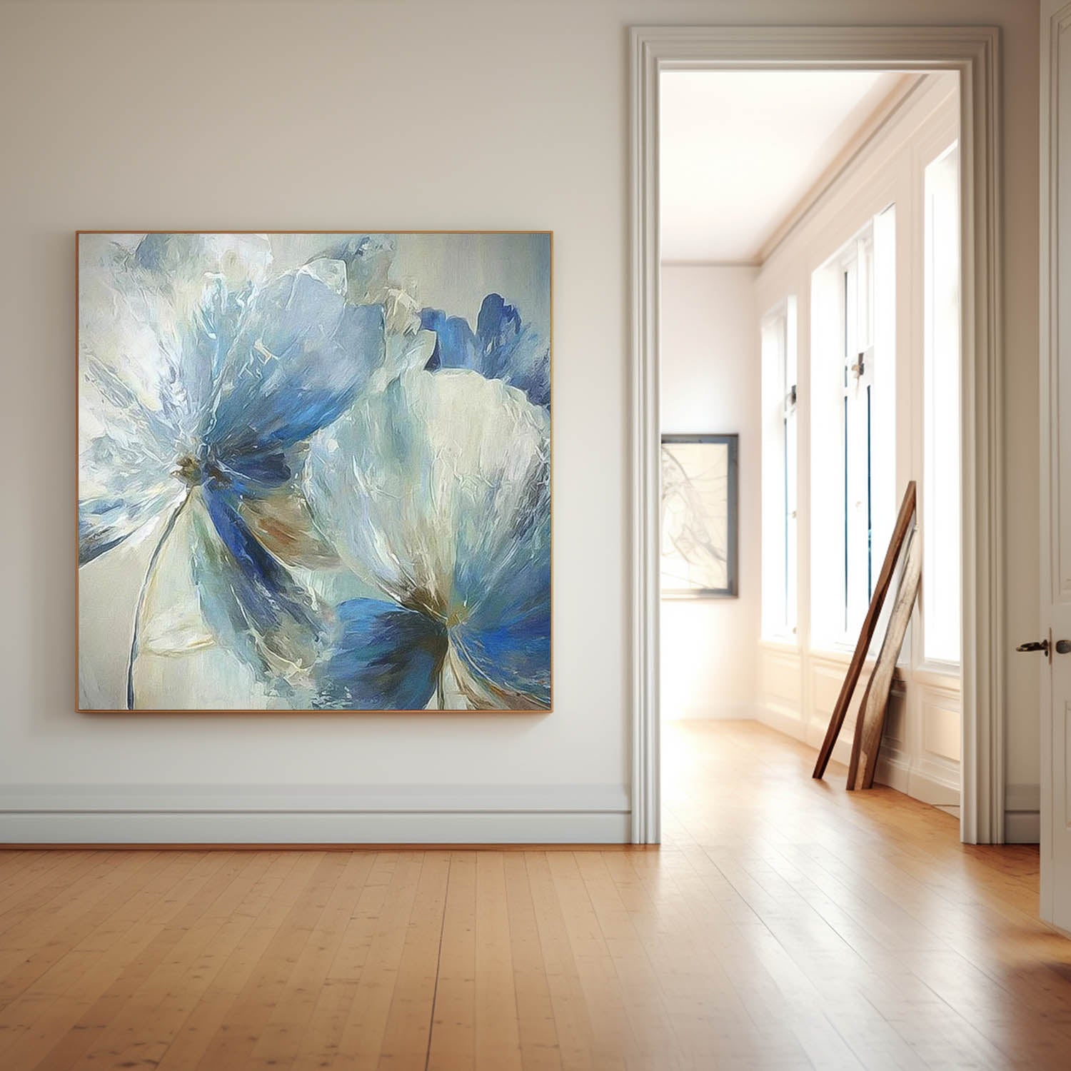 Wall Art Cheerful Lively Botanical Flower Painterly