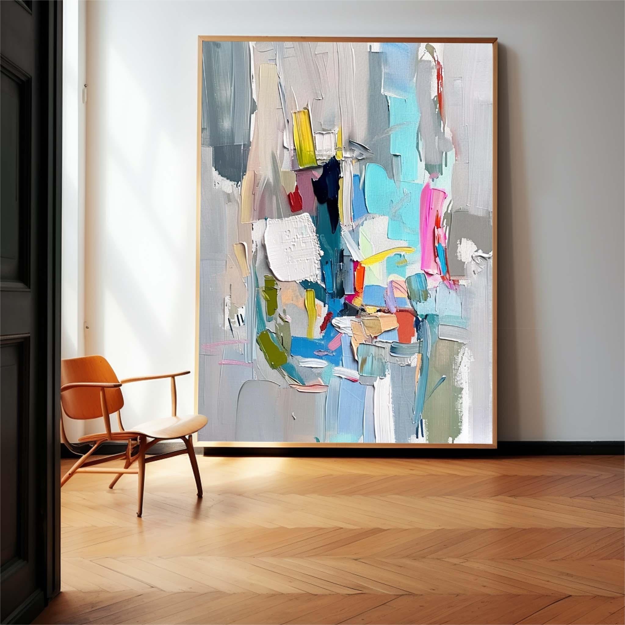 Wall Art Contrast Palette Abstract Edgy Playful