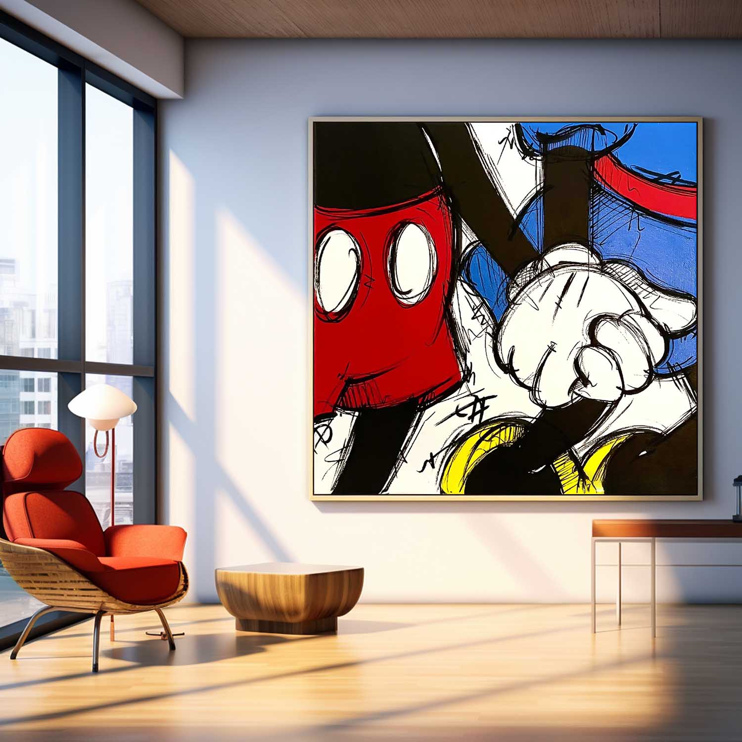 Mickey Mouse Graffiti Art PE192 - Neutralighting