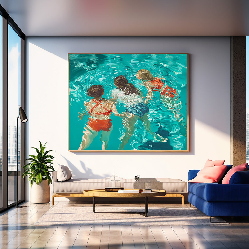 Wall Art People Neo-Impressionist Summer