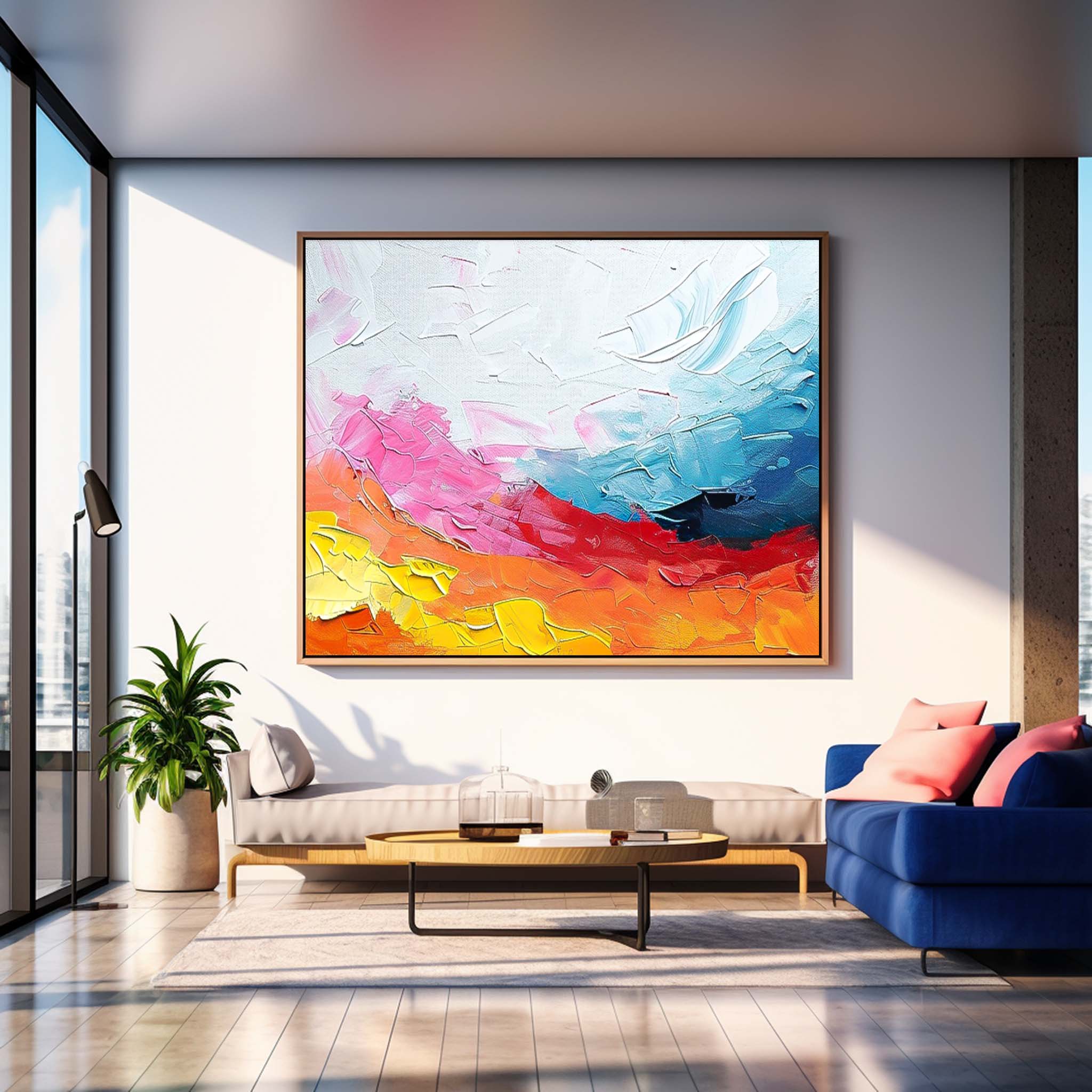 Wall Art Dynamic Abstract Energetic Lively