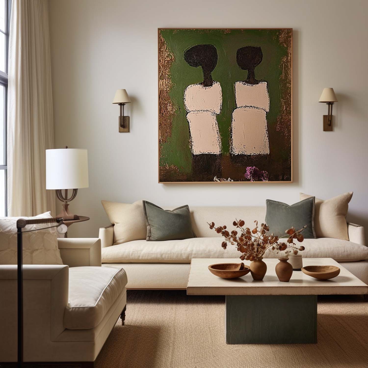 Wall Art People Modern Scandinavian Natural