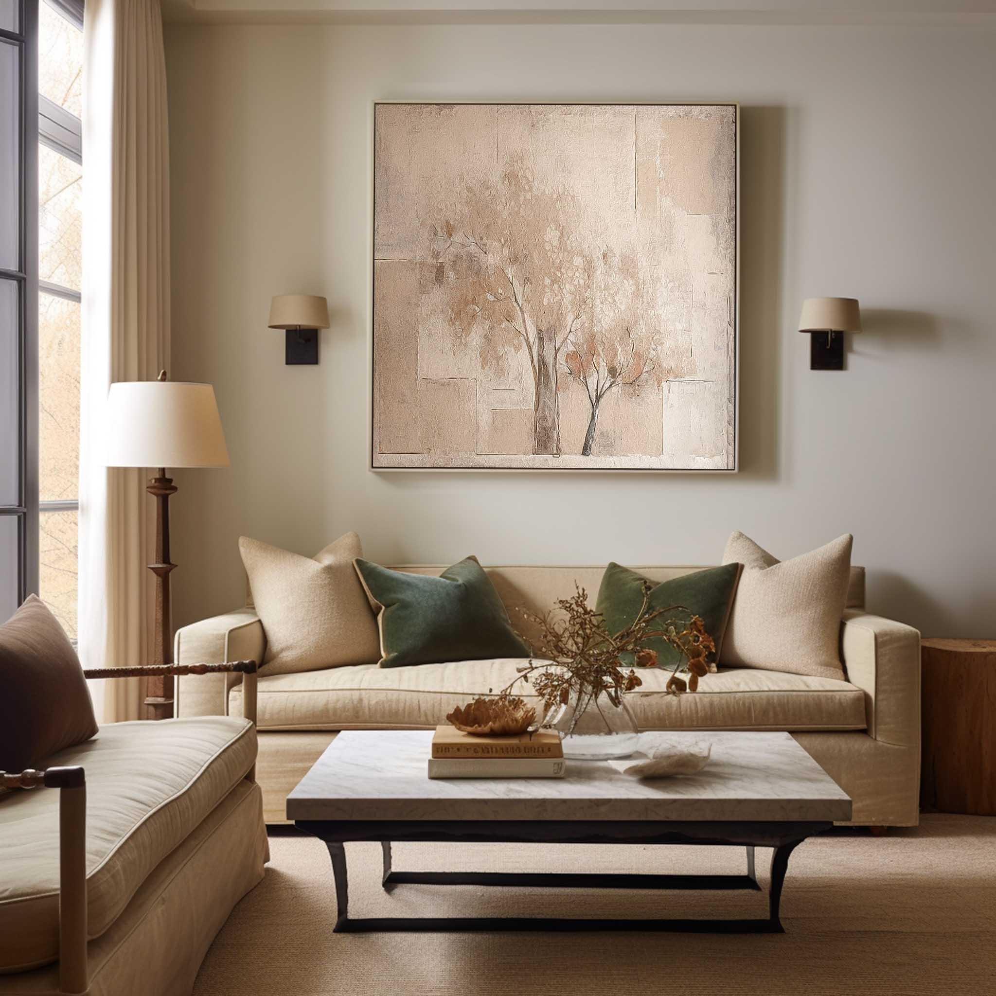 Wall Art Abstract Serene Calm Wabi-Sabi Nature