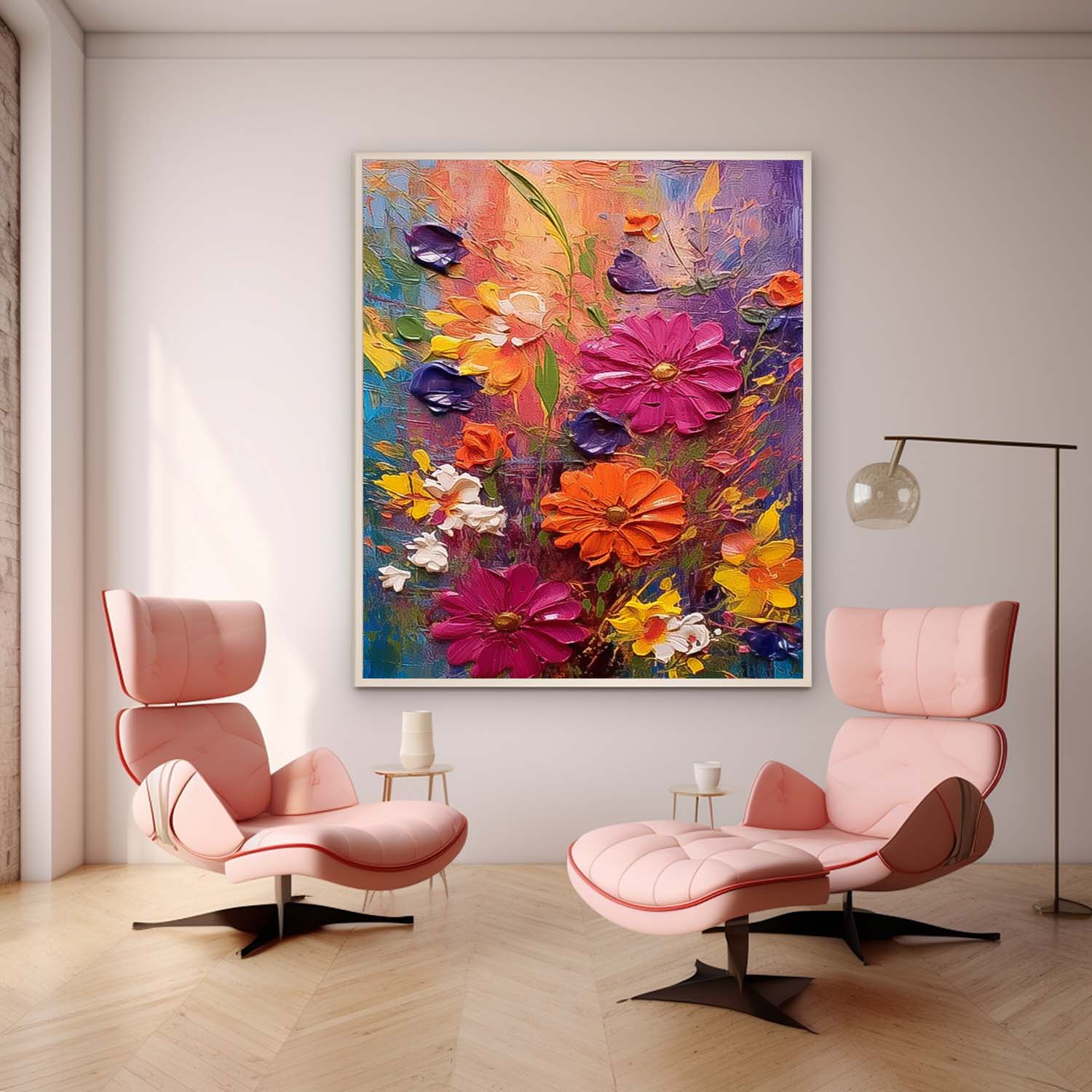 Flower Canvas Art FL158 - Neutralighting