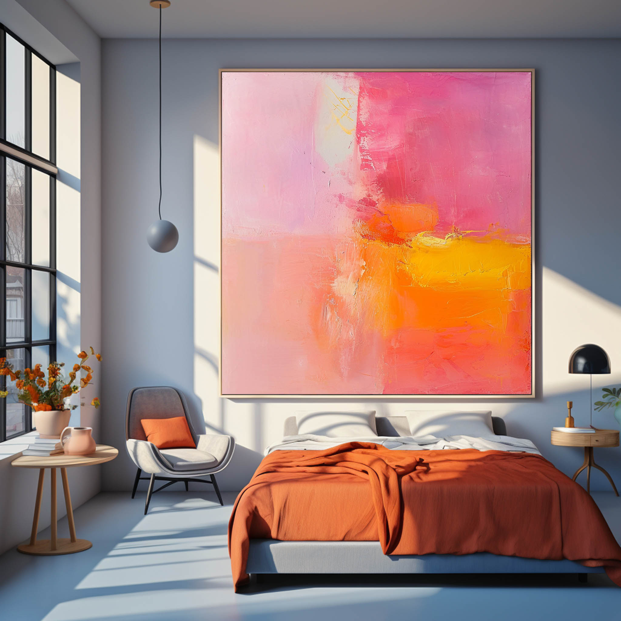 Wall Art Understated Elegant Abstract Wash