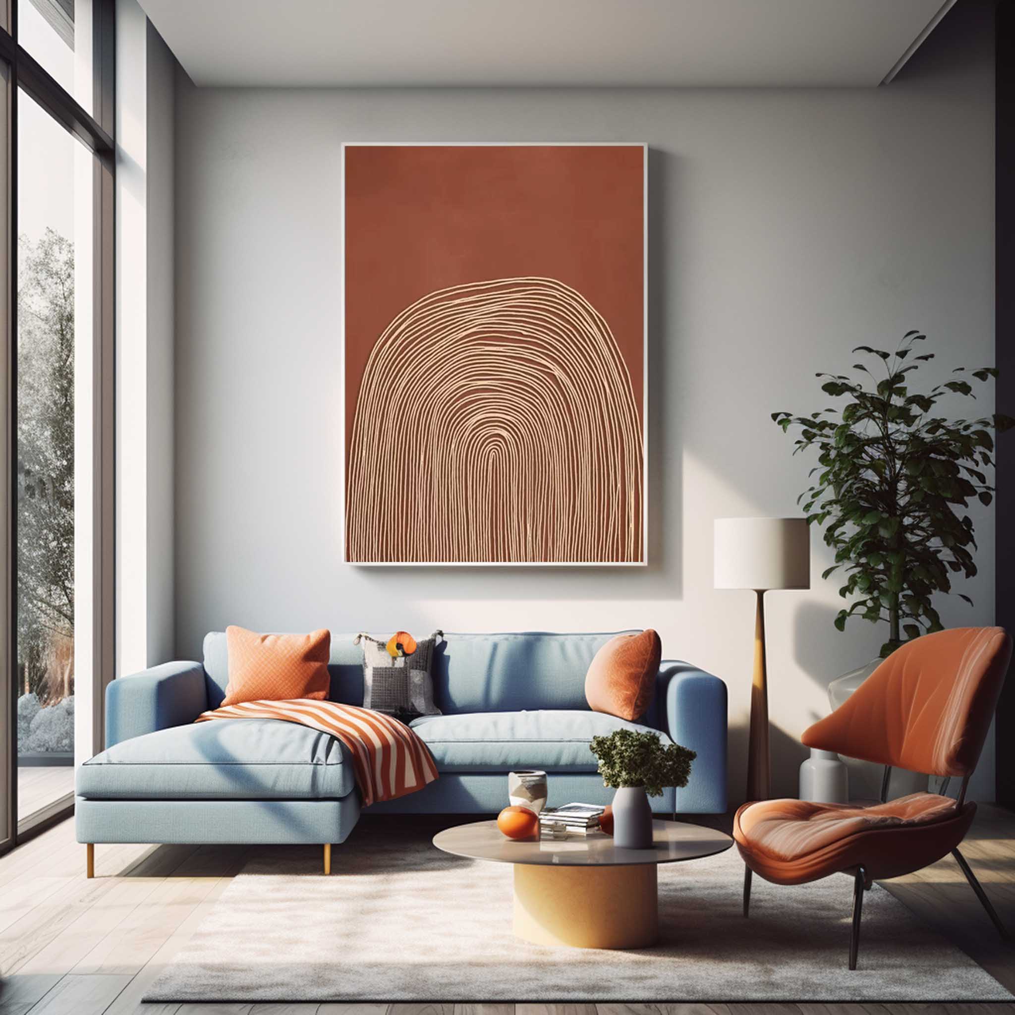Abstract Canvas Art AB403 - Neutralighting