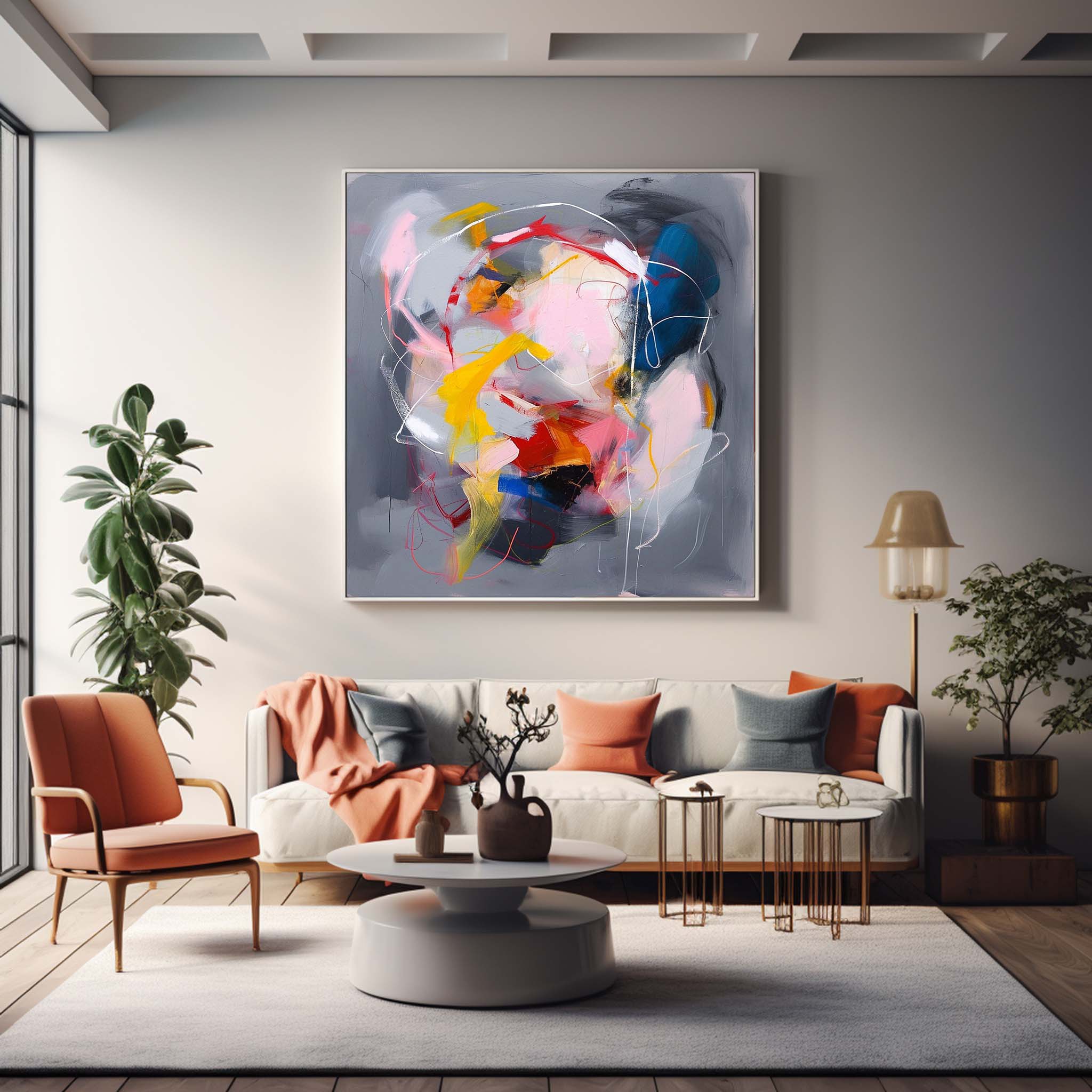 Wall Art Expressionist Color Field Abstract