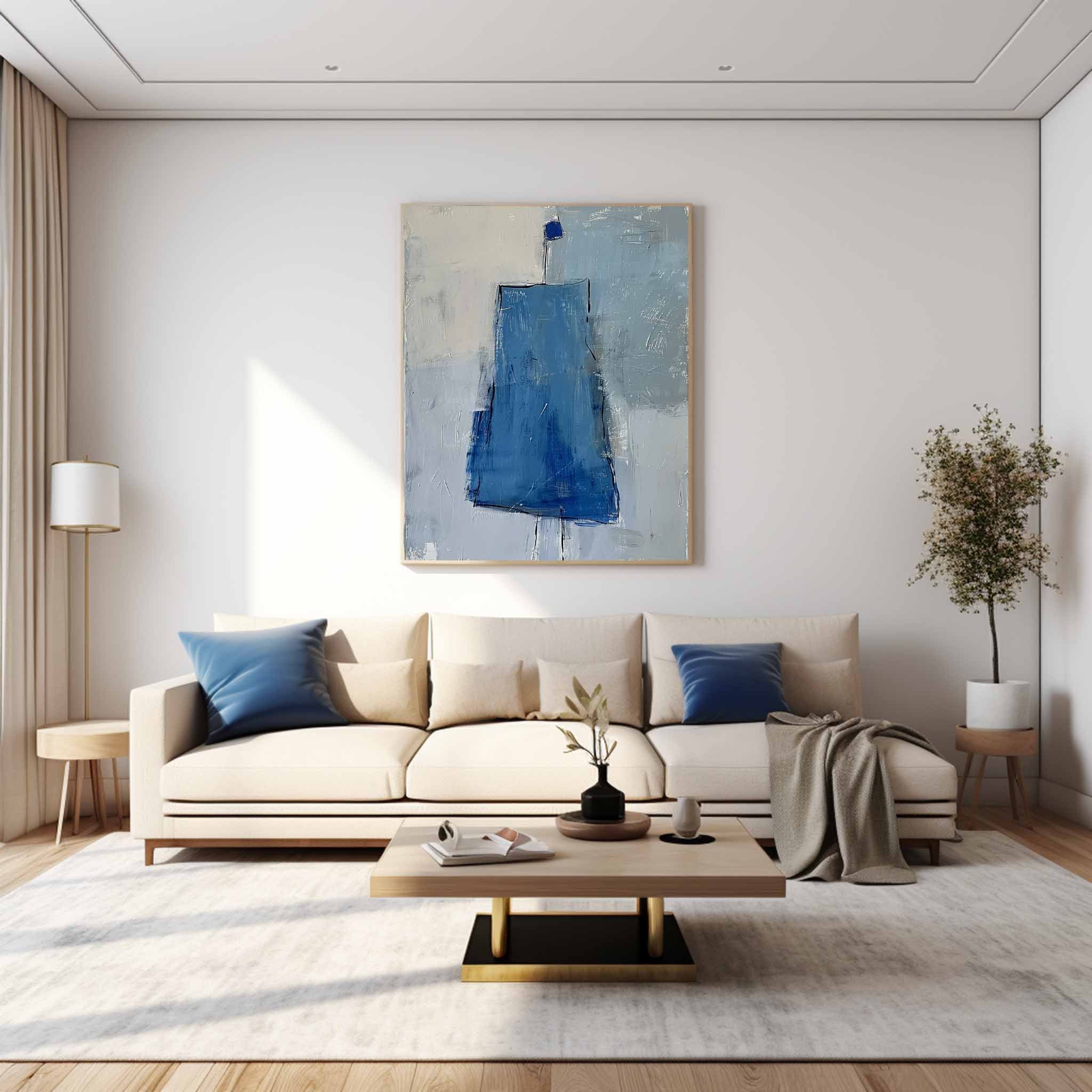 Wall Art Minimalist Elegant Serene Painterly