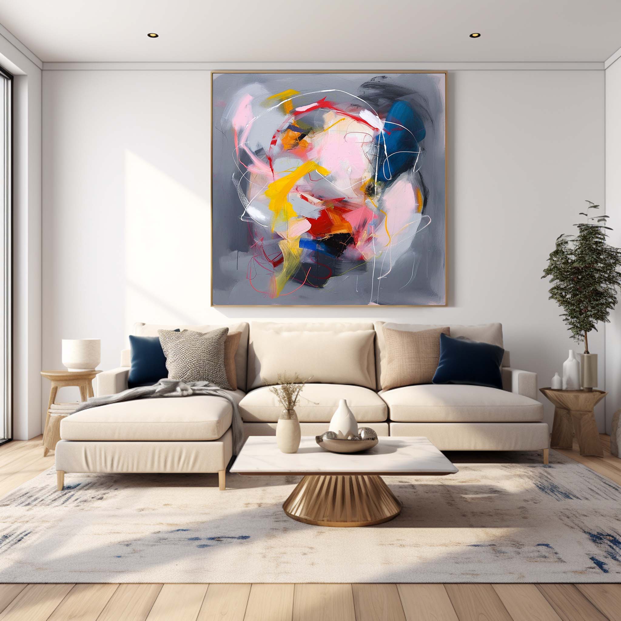 Wall Art Expressionist Color Field Abstract