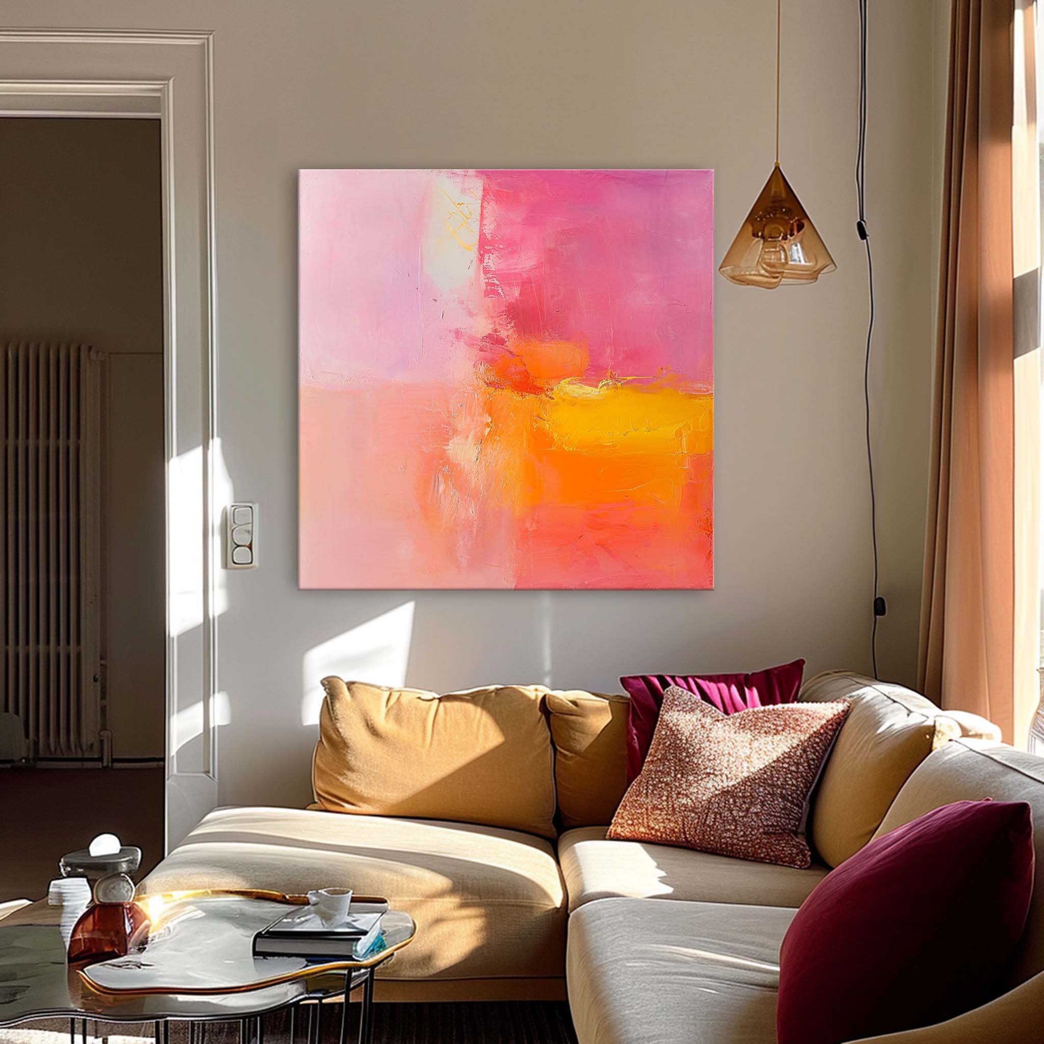 Wall Art Understated Elegant Abstract Wash