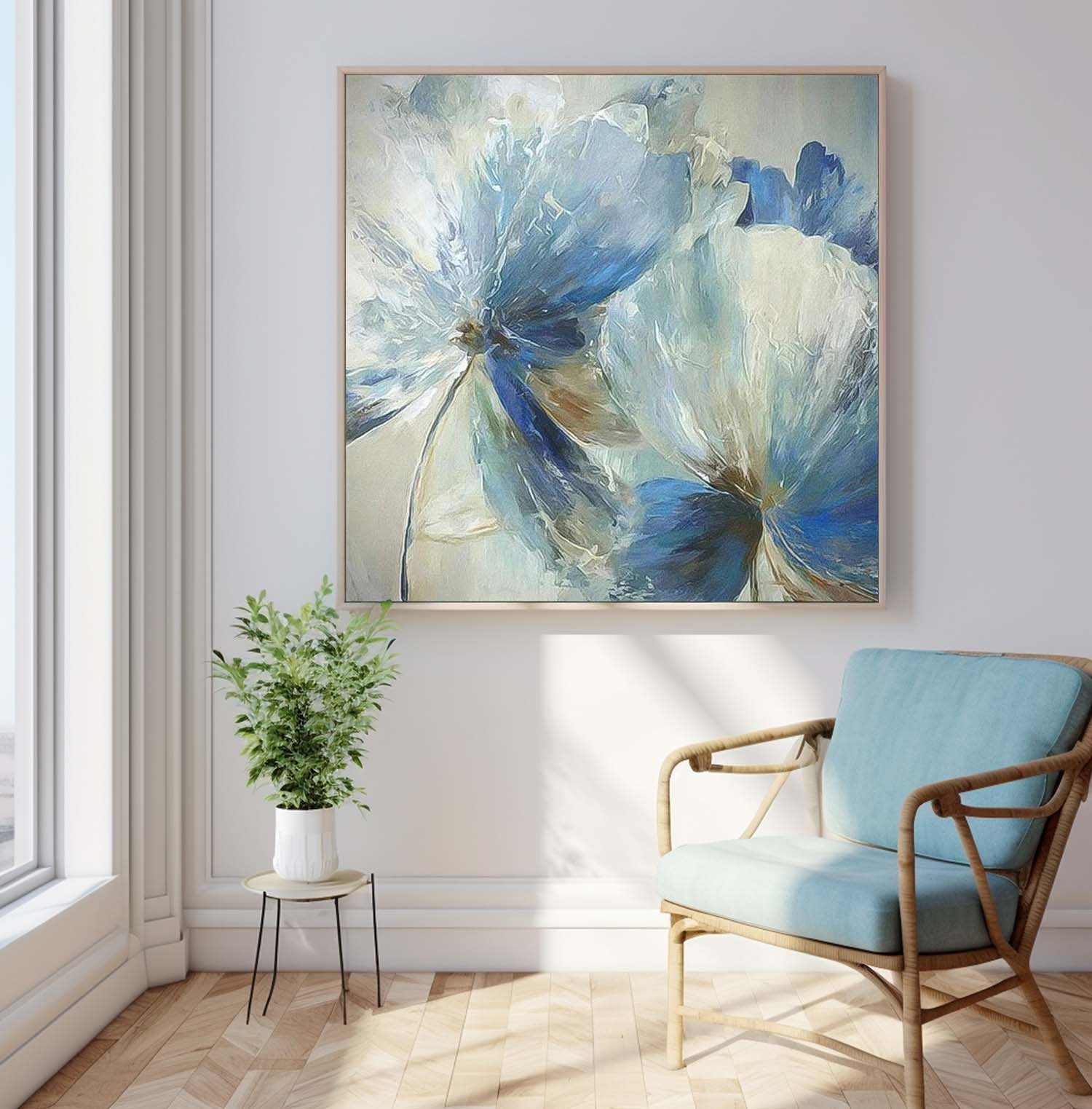 Wall Art Cheerful Lively Botanical Flower Painterly