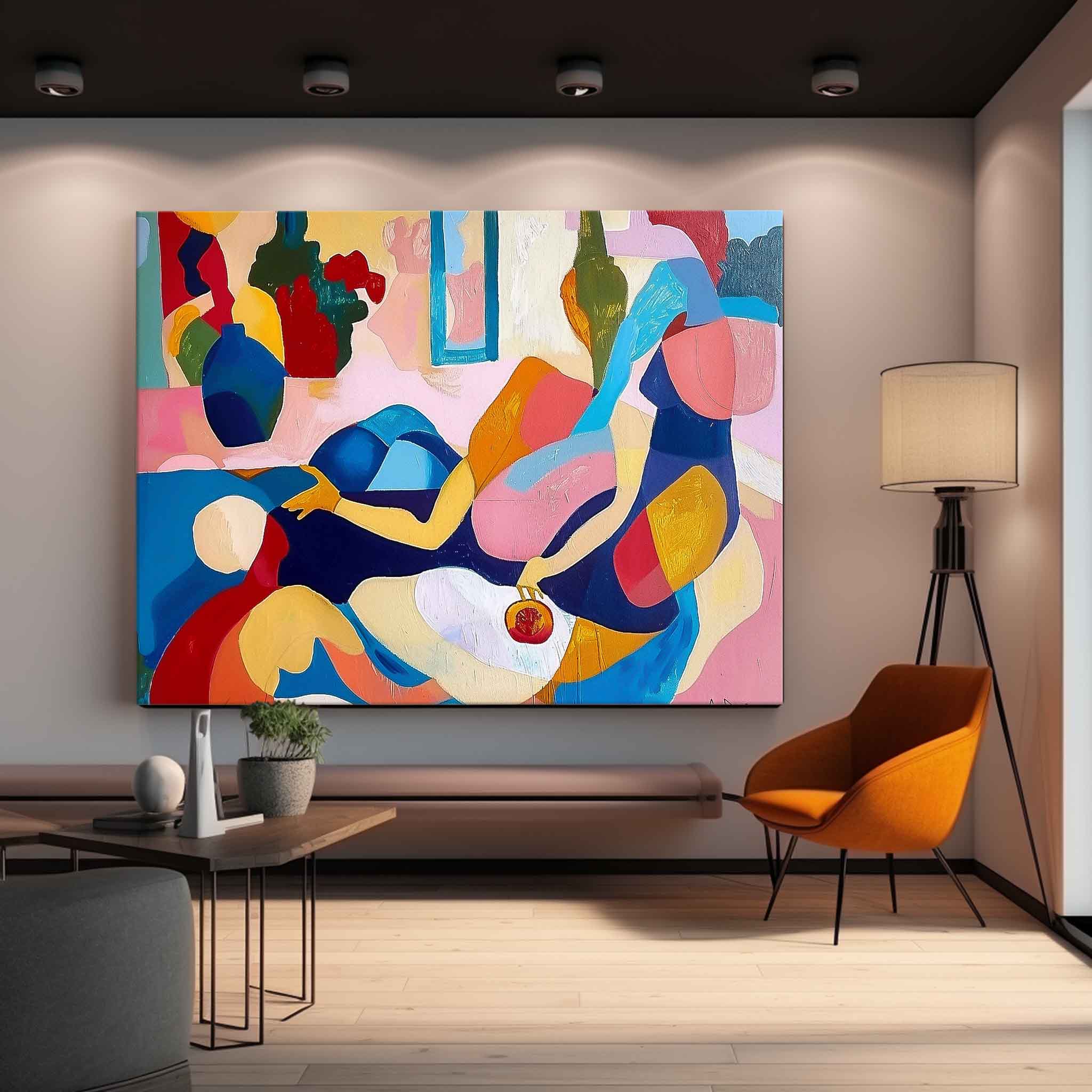 Wall Art Modern Abstract Elegant Painterly