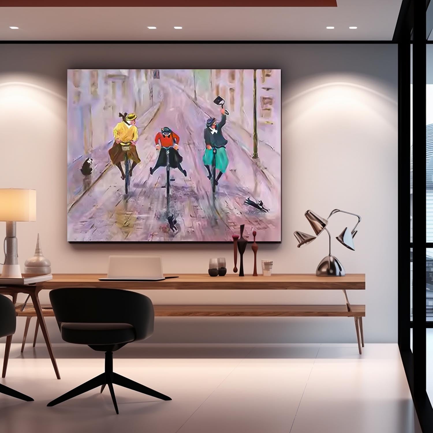 Wall Art People Contemporary Joyful Decor