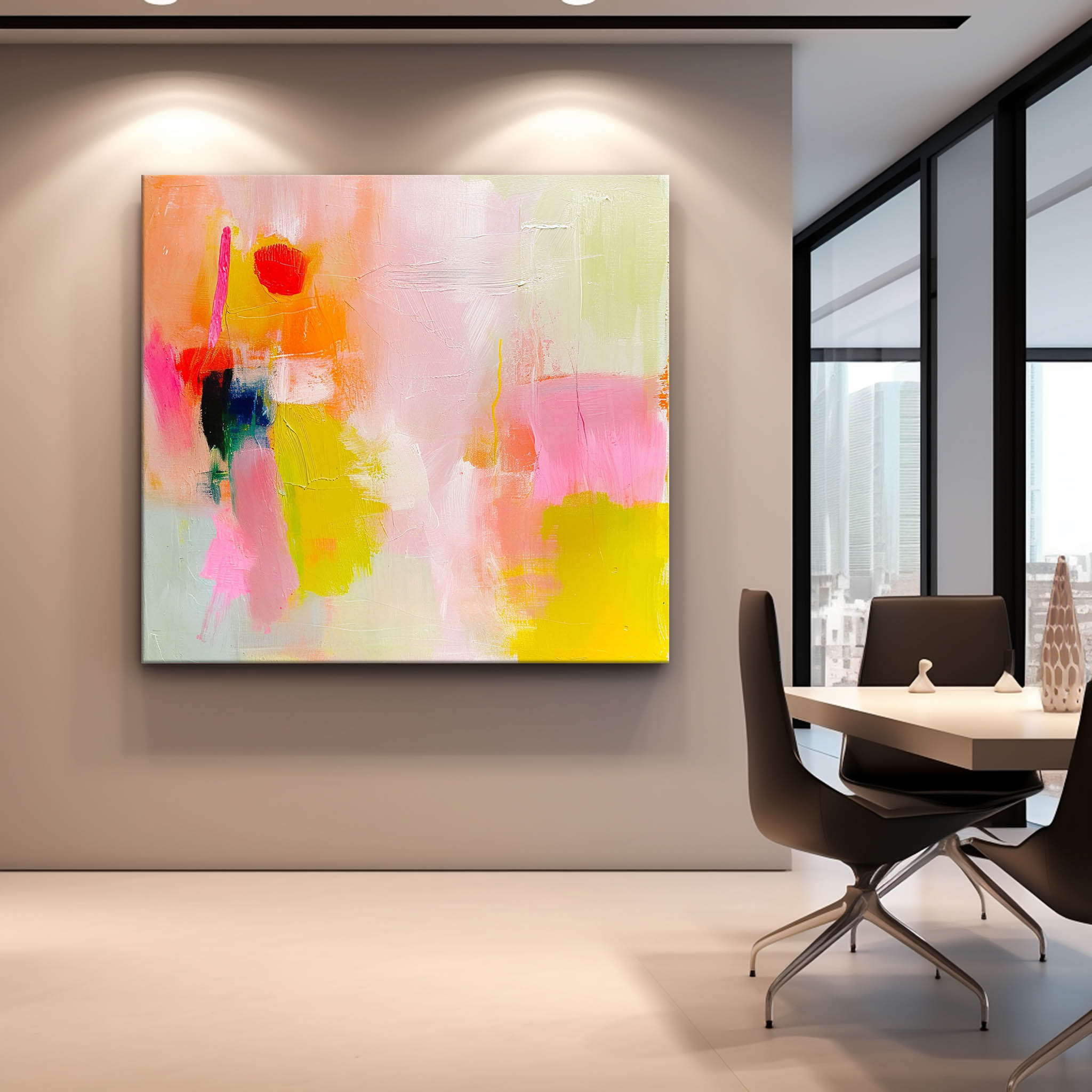 Wall Art Watercolor Wash Abstract Modern Nature
