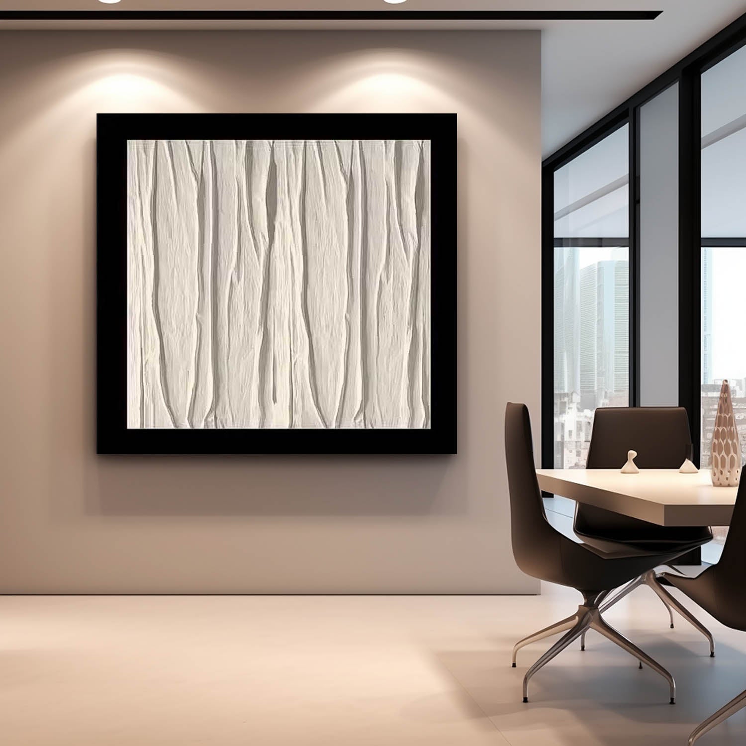 Wall Art Minimalist Grid Geometric Contemporary