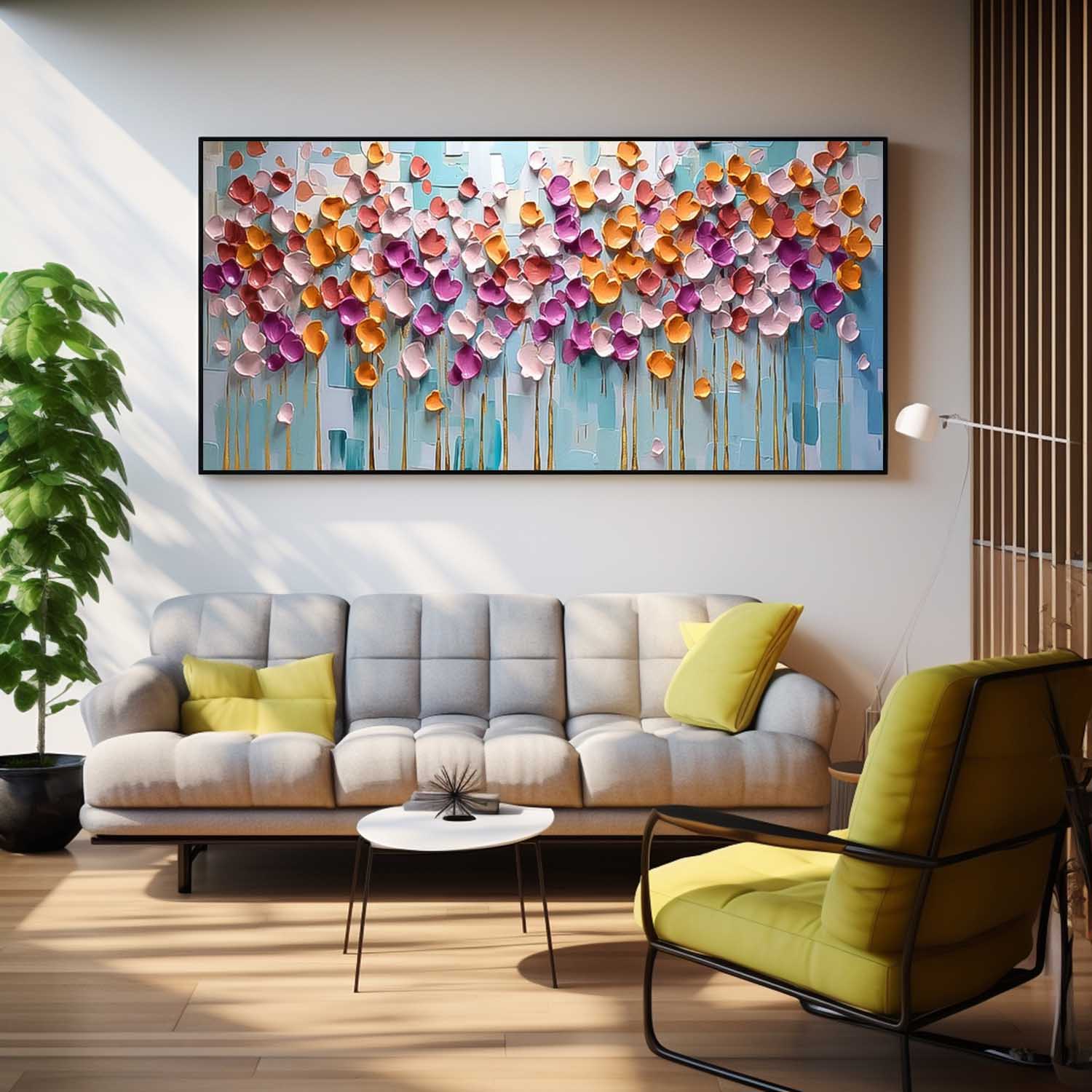 Wall Art Contemporary Flower Impressionist Pop