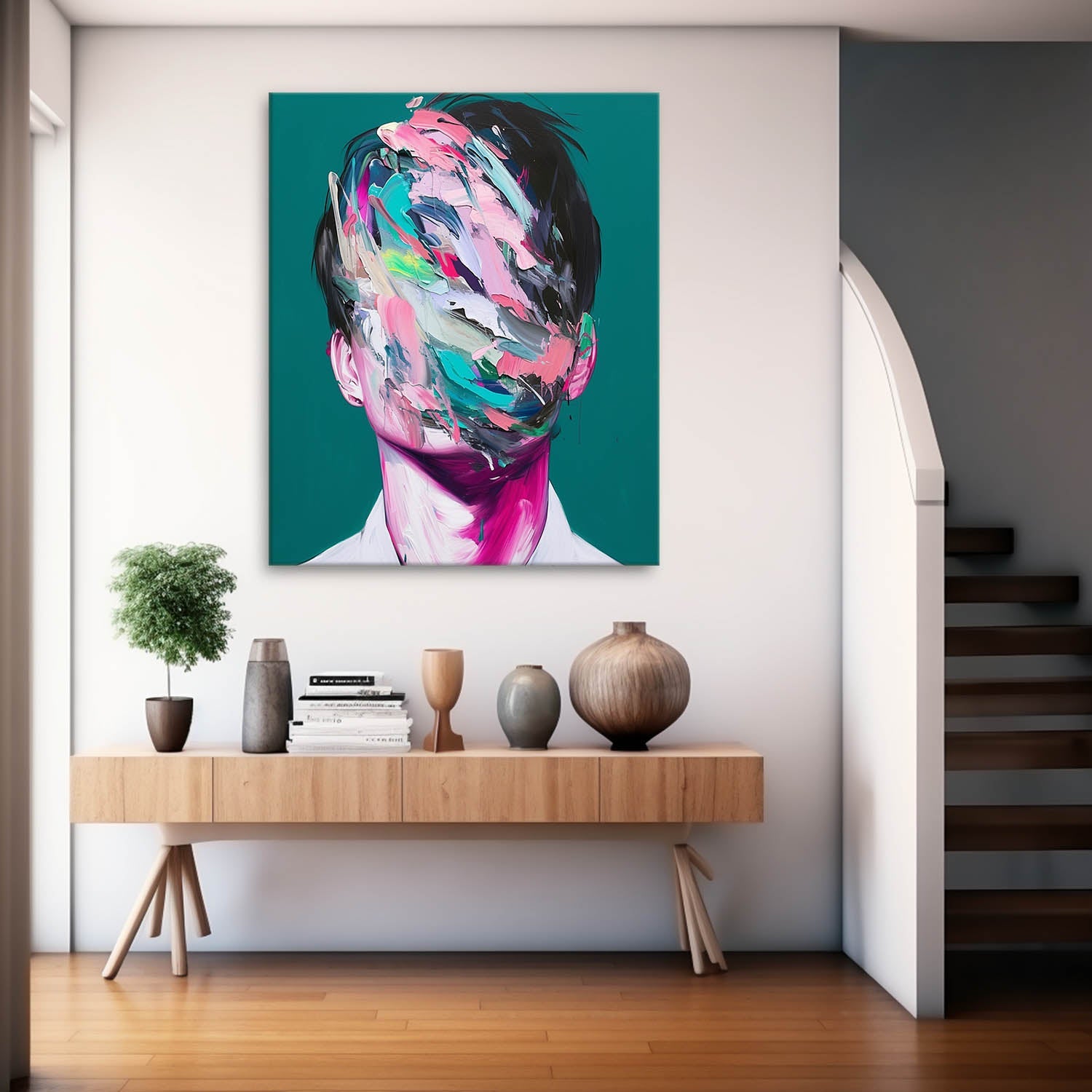 Wall Art People Expressive Abstract Design