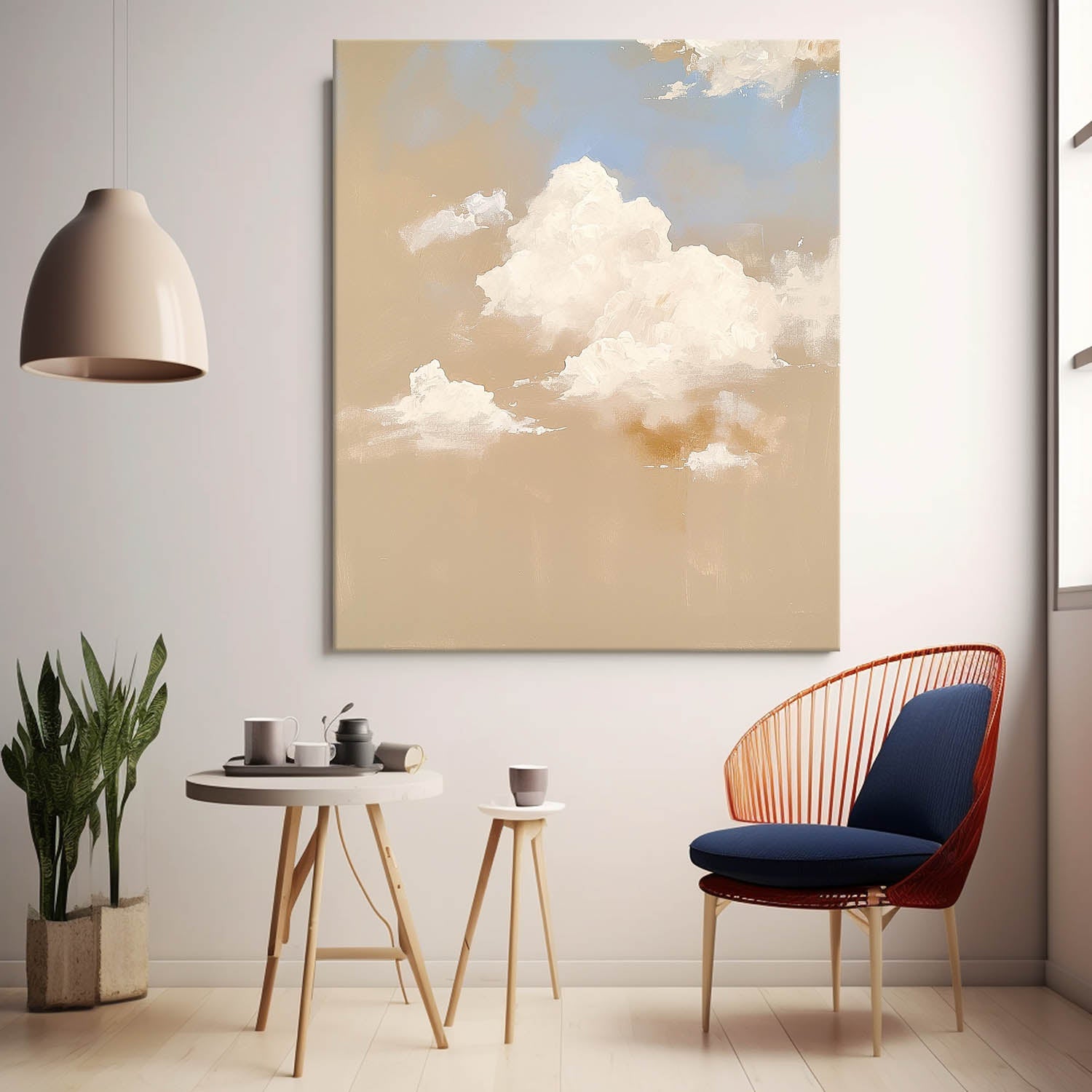 Wall Art Landscape Warm Fluffy Cloud