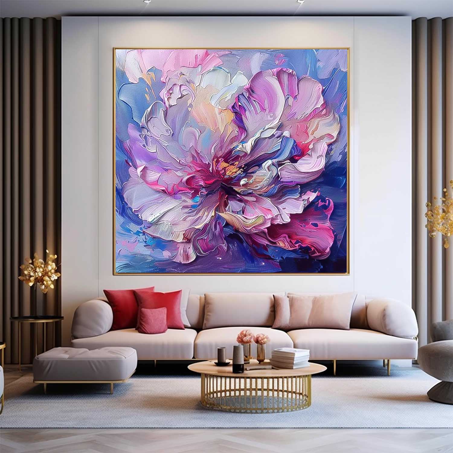 Wall Art Summer Floral Atmosphere Cheerful
