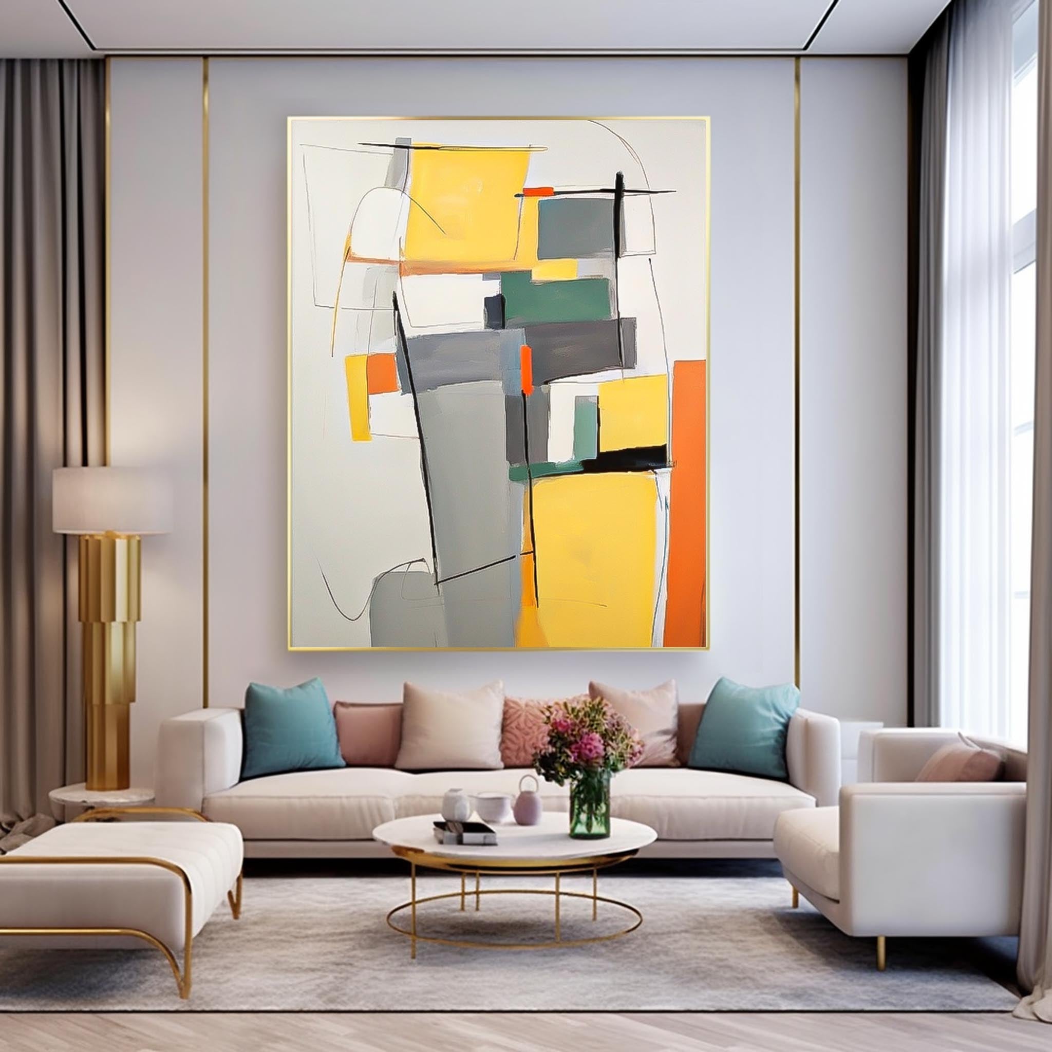 Wall Art Impasto Abstract Expressionist Pop