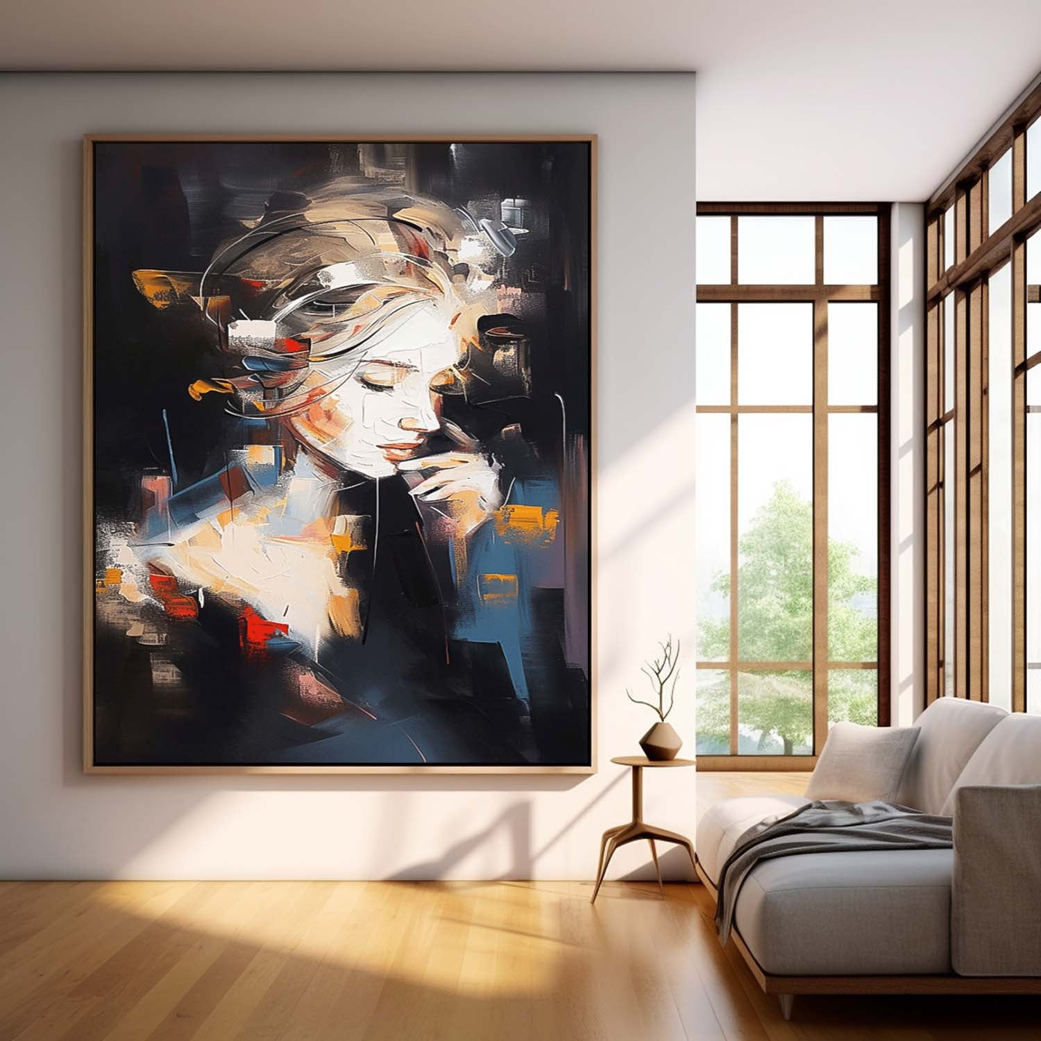 Wall Art People Impasto Expressionist Moody