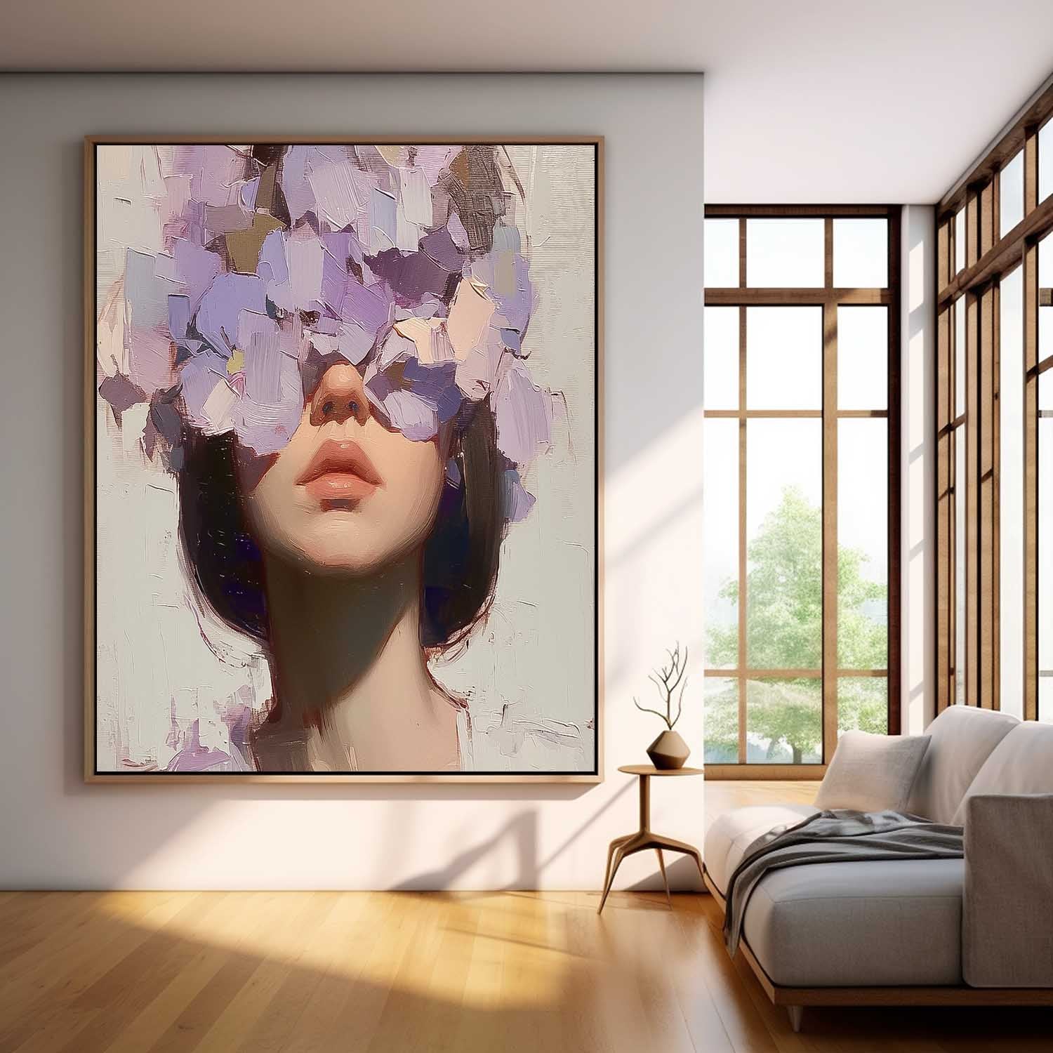 Wall Art Soft People Contemporary Serene