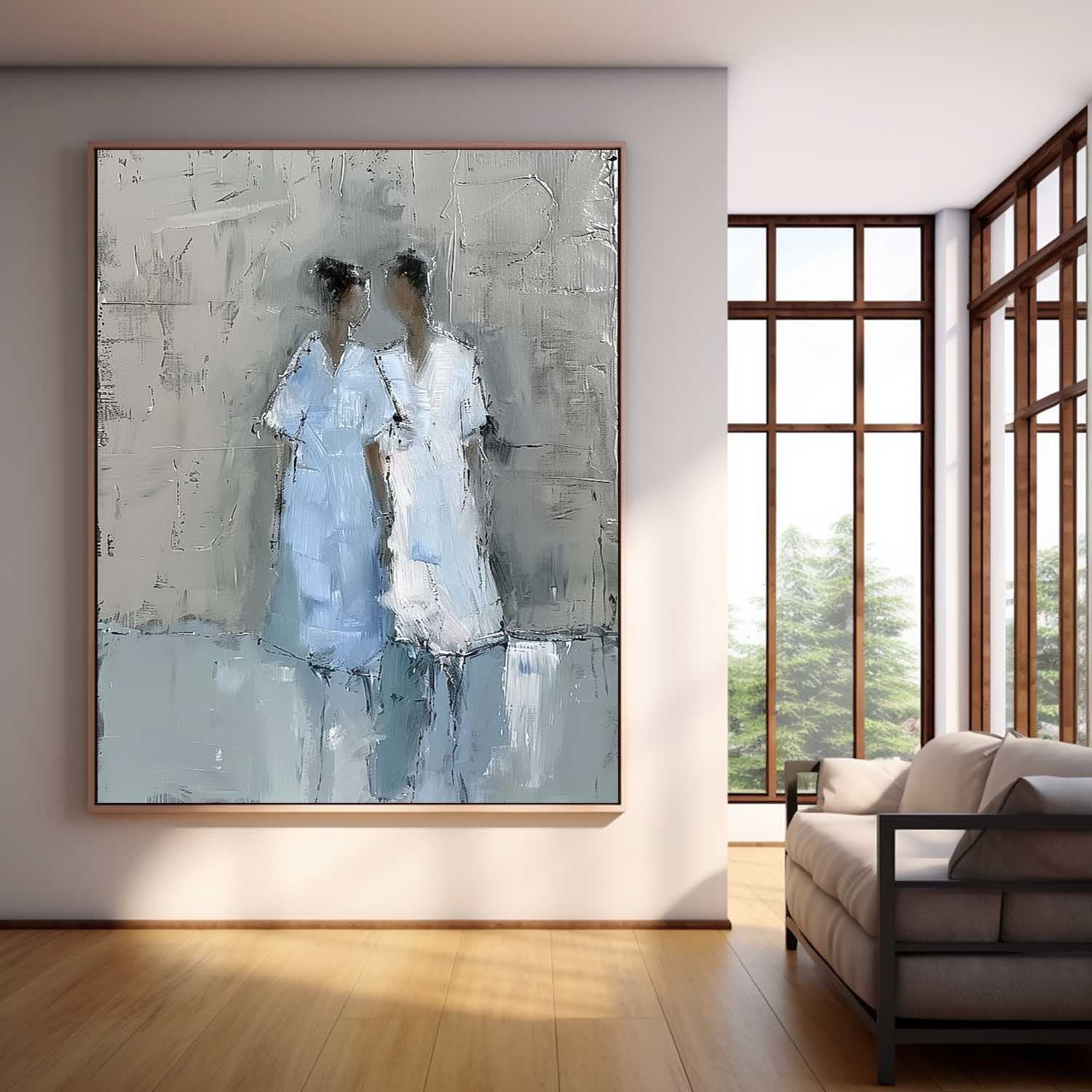 Wall Art People Post-Modern Soft Aesthetic