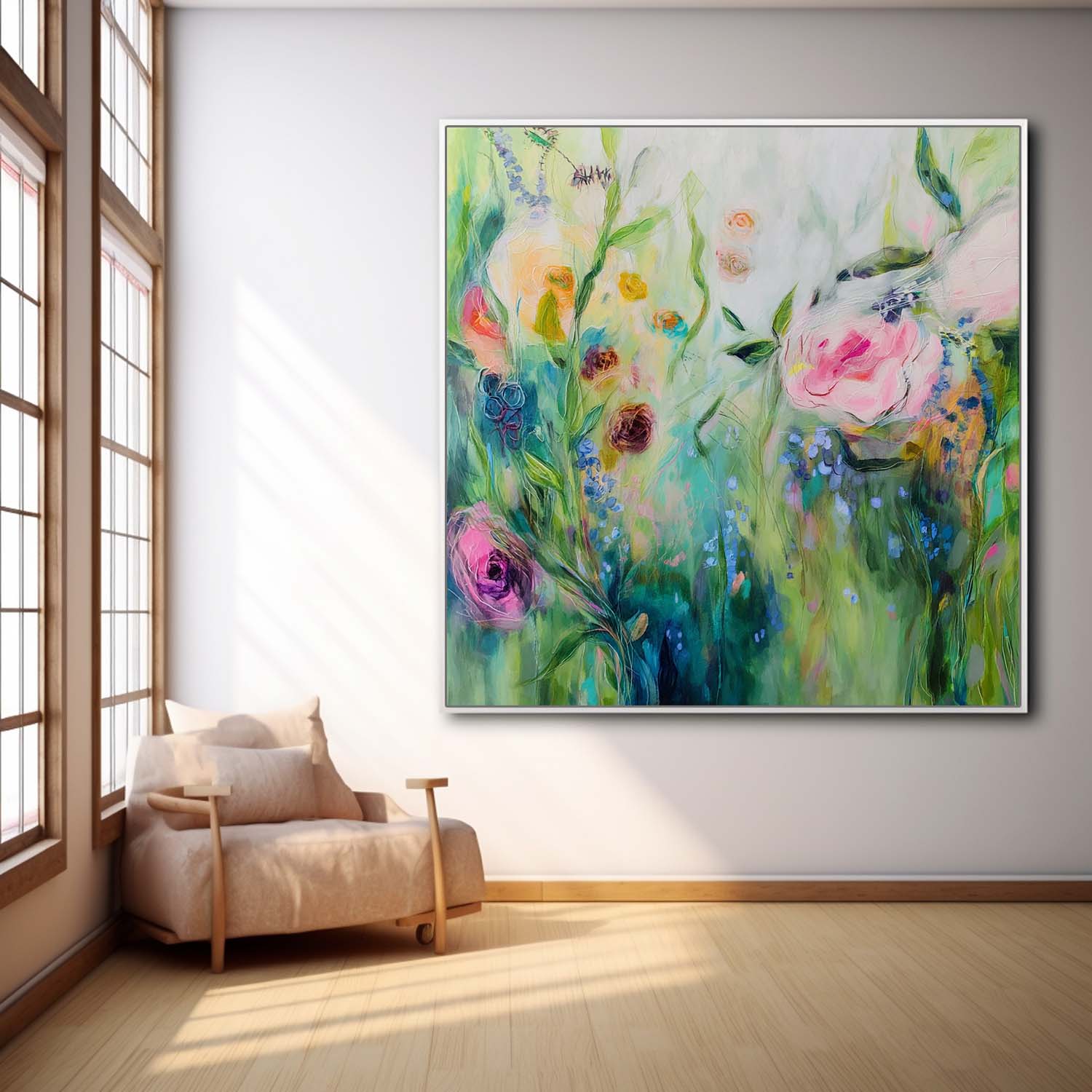 Wall Art Flower Post-Modern Impressionist