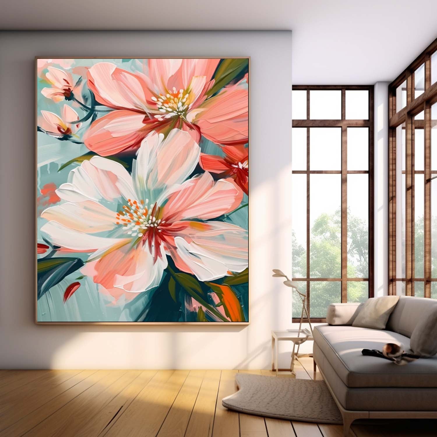 Flower Canvas Art FL209 - Neutralighting