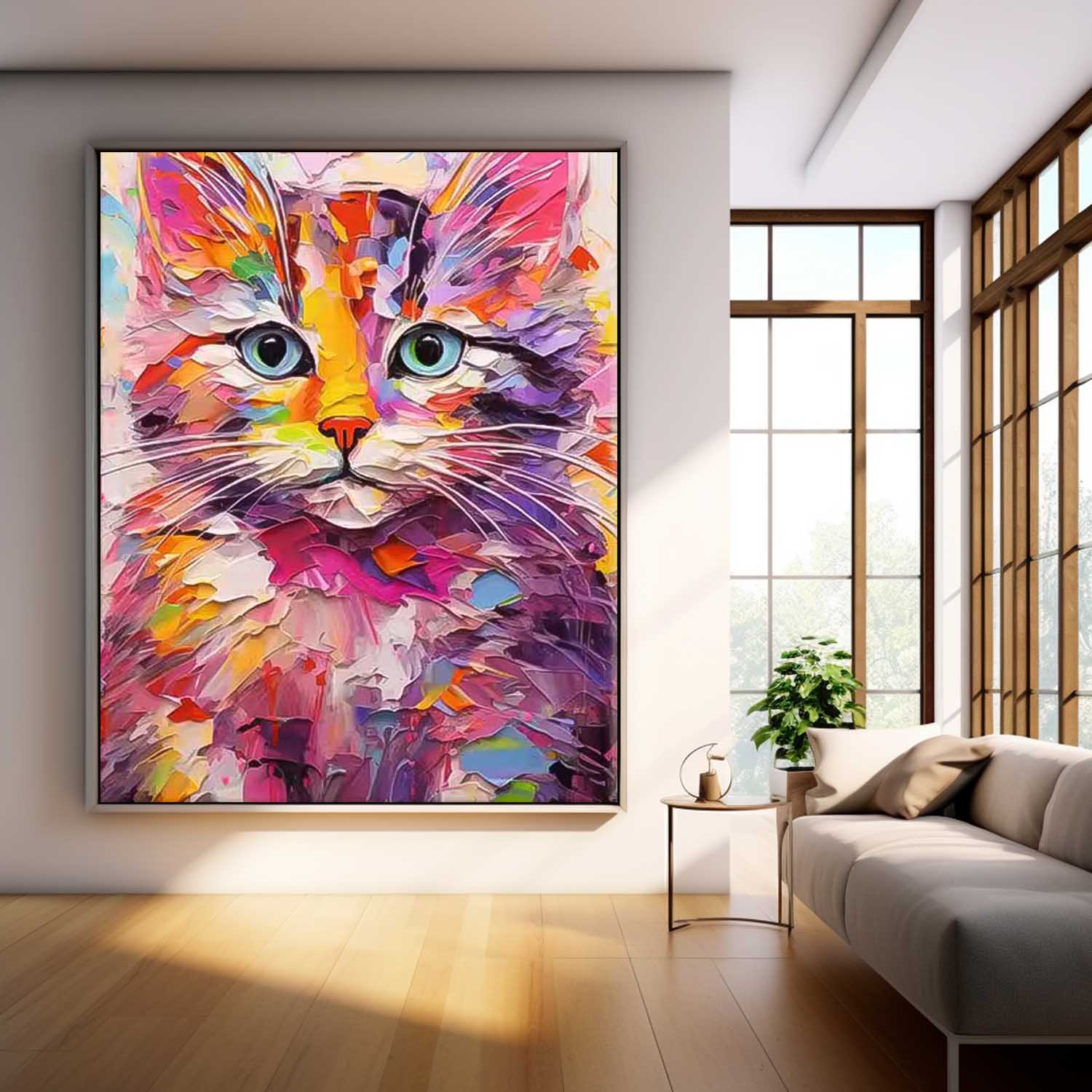 Wall Art Animal Cheerful Contemporary Pop