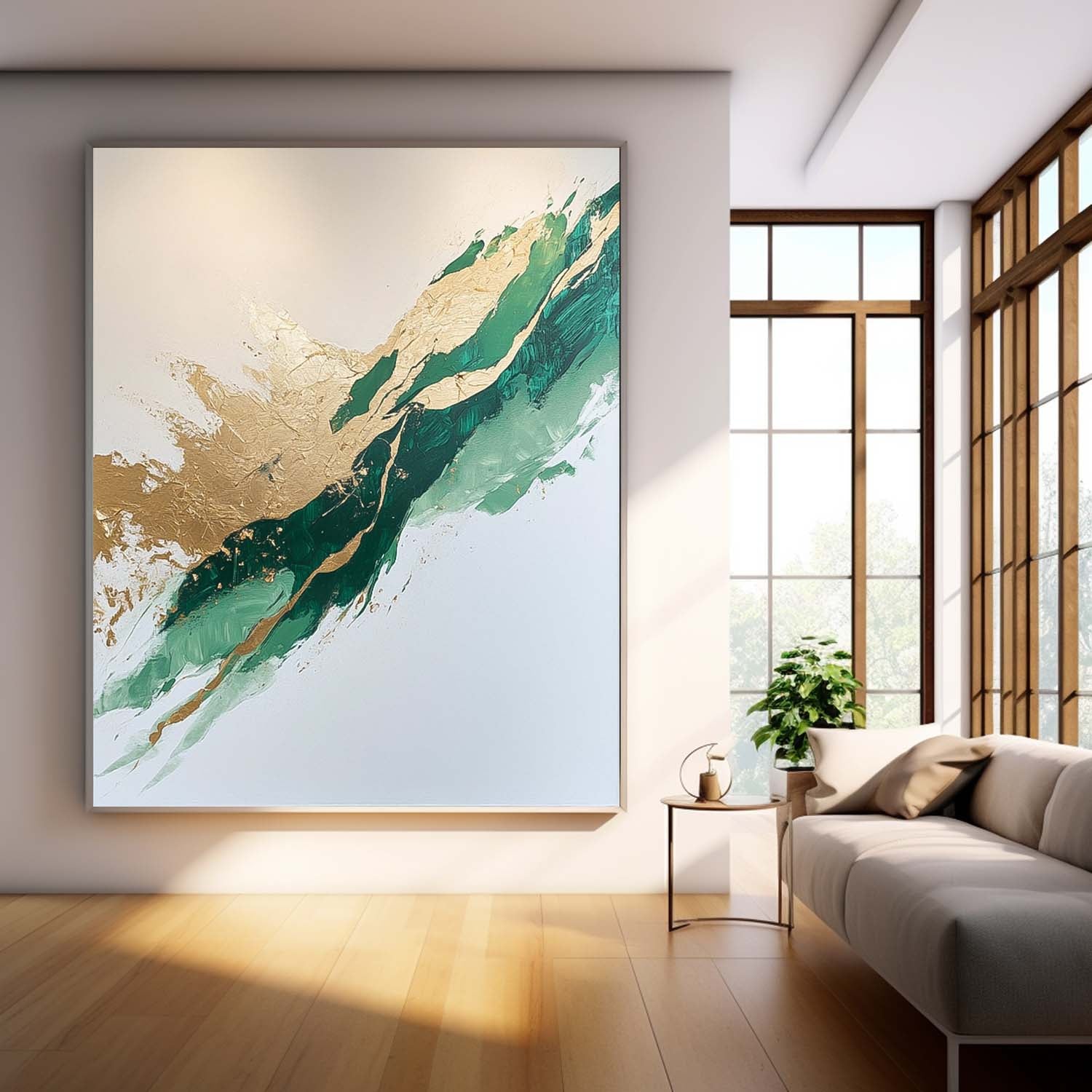 Abstract Canvas Art AB594 - Neutralighting